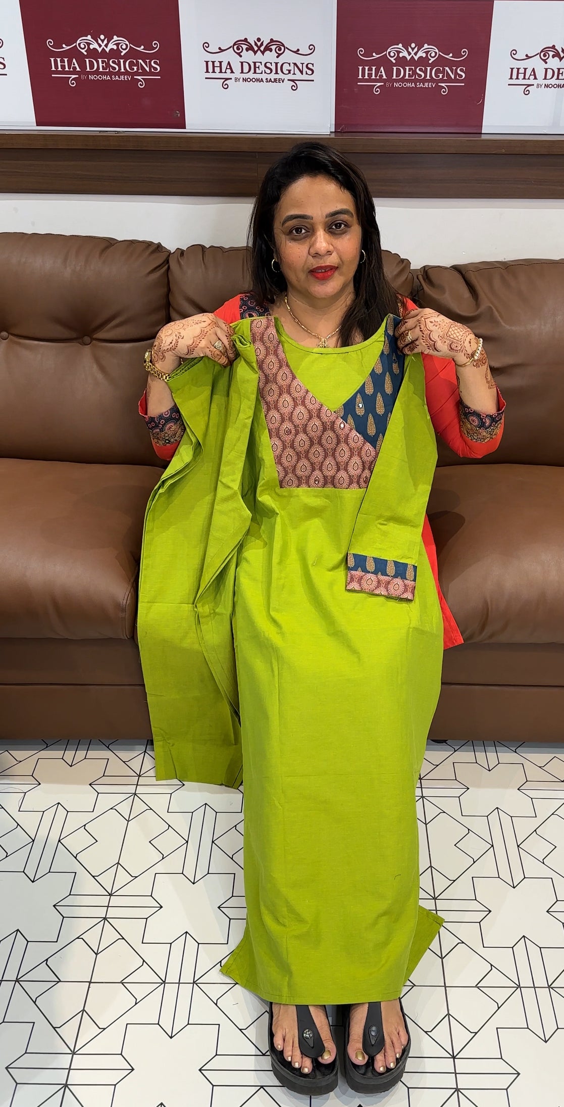 IHA'S IN-HOUSE COTTON CO-ORDS SETS - IHA 23709