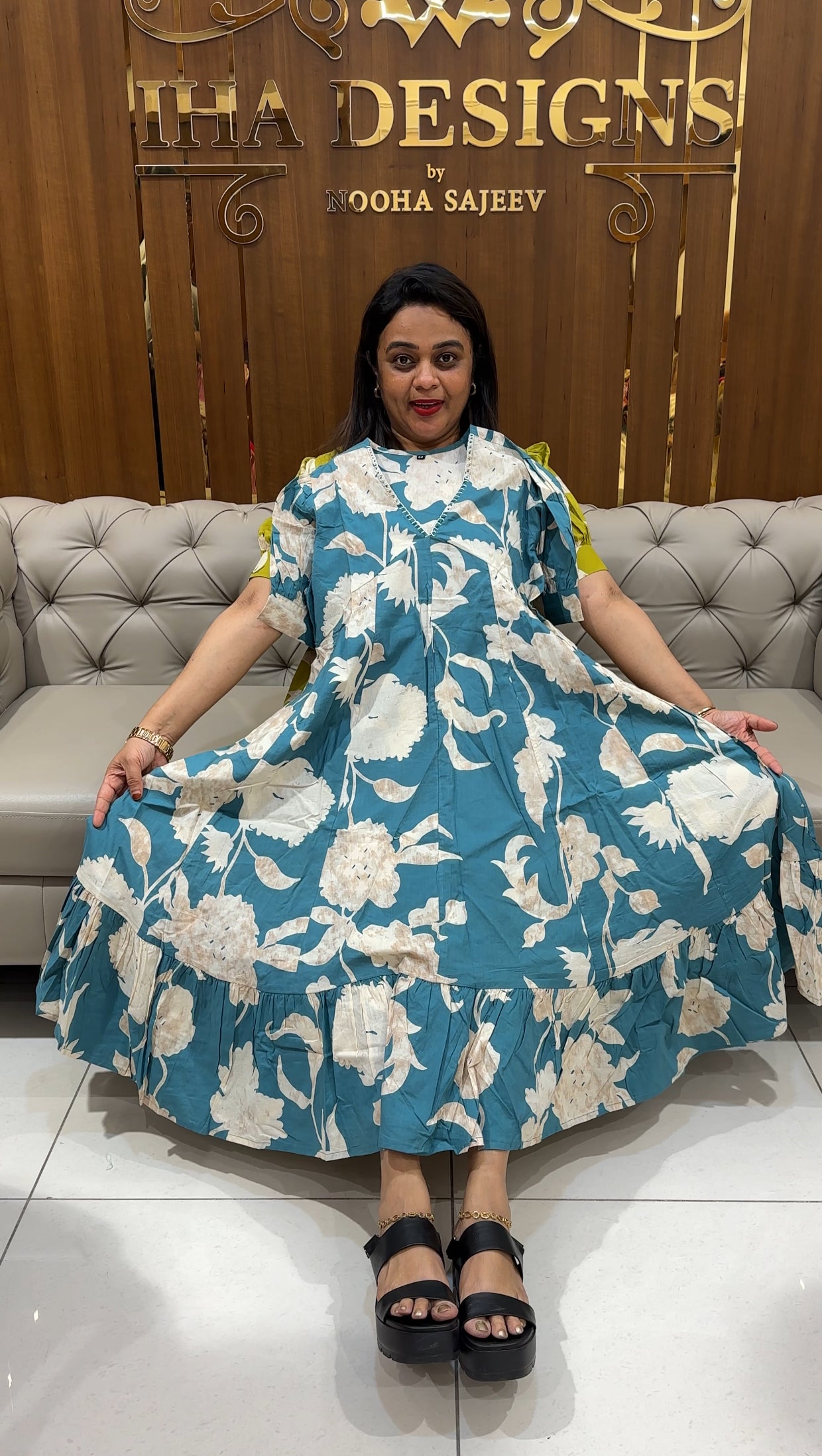 PRINTED COTTON FROCKS - IHA 25183