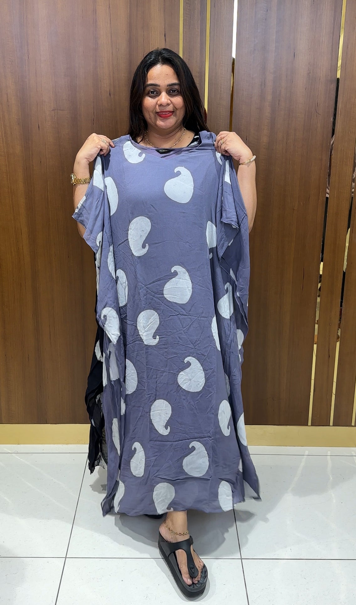 IHA'S IN-HOUSE GEORGETTE KAFTAN - IHA 22785