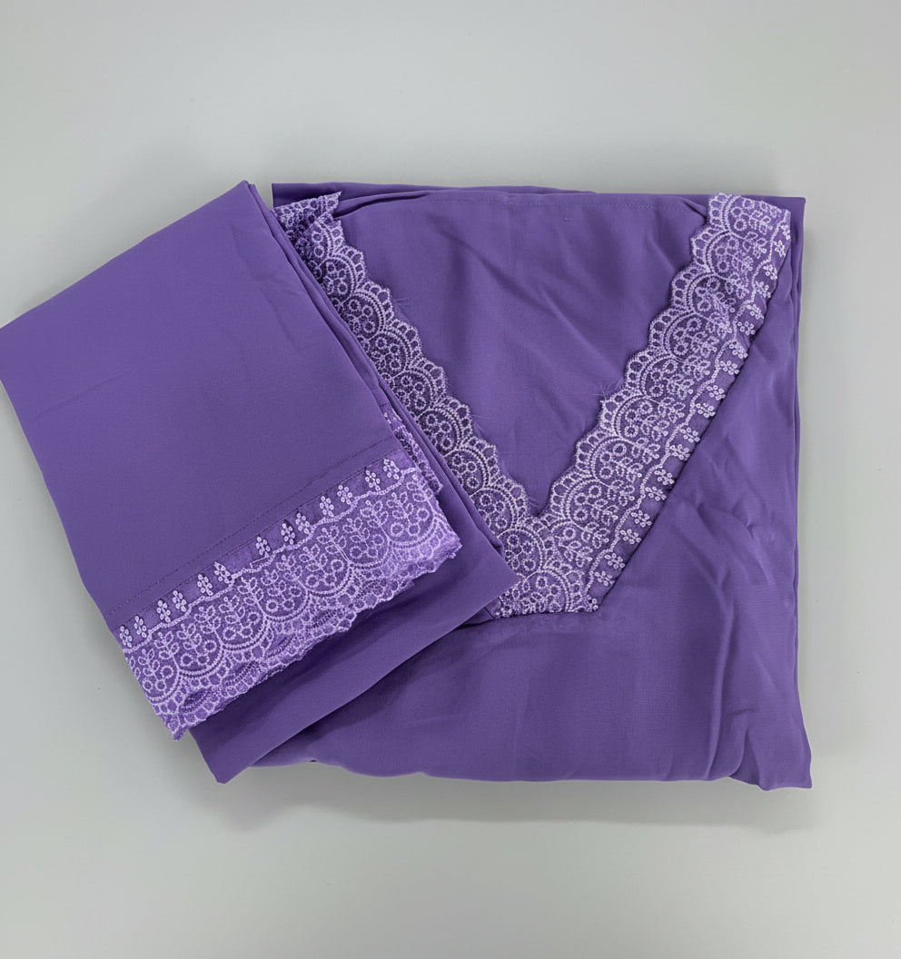 FAUX GEORGETE UNSTITCHED SALWAR SUITS - IHA 29245