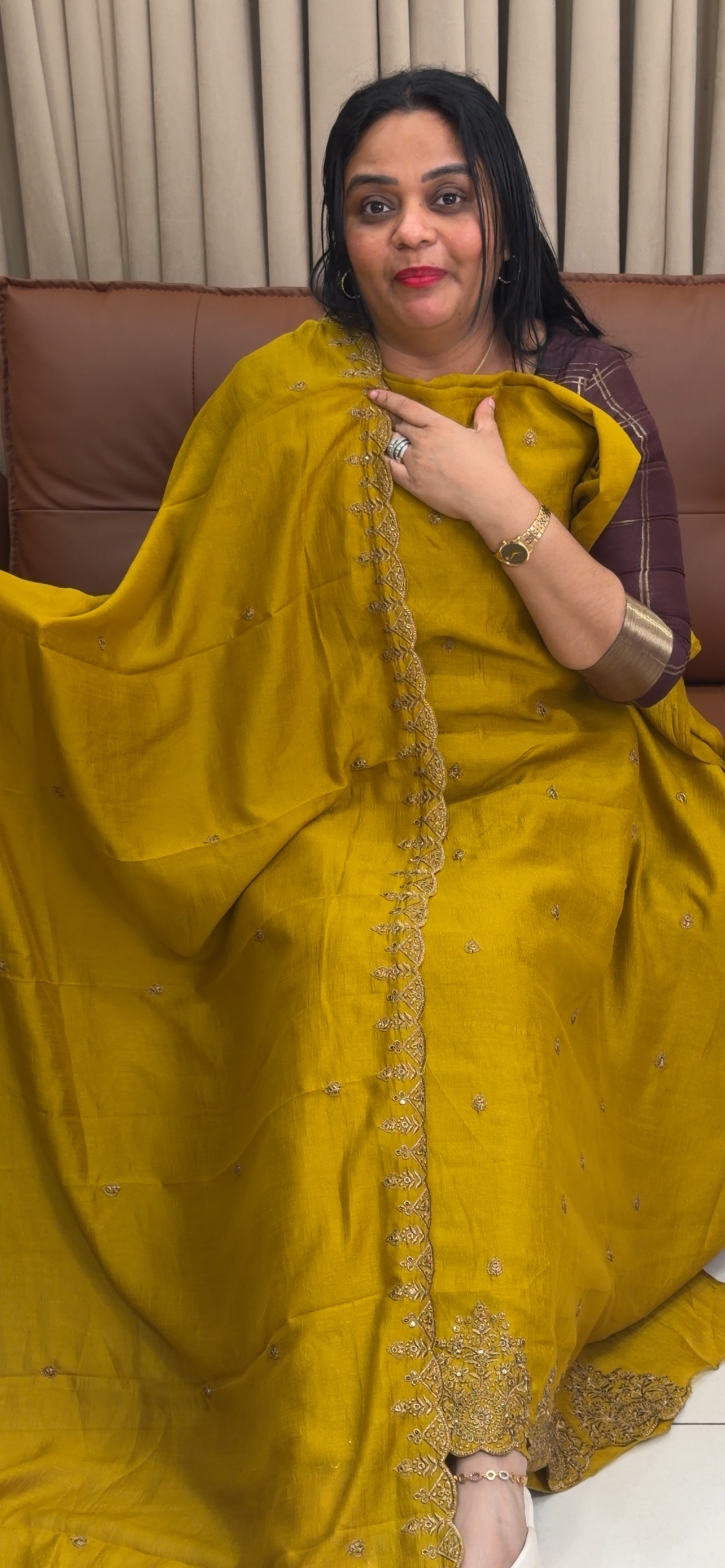 FORWARD SEMI RAW SILK UNSTITCHED SALWAR SUITS - IHA 34678