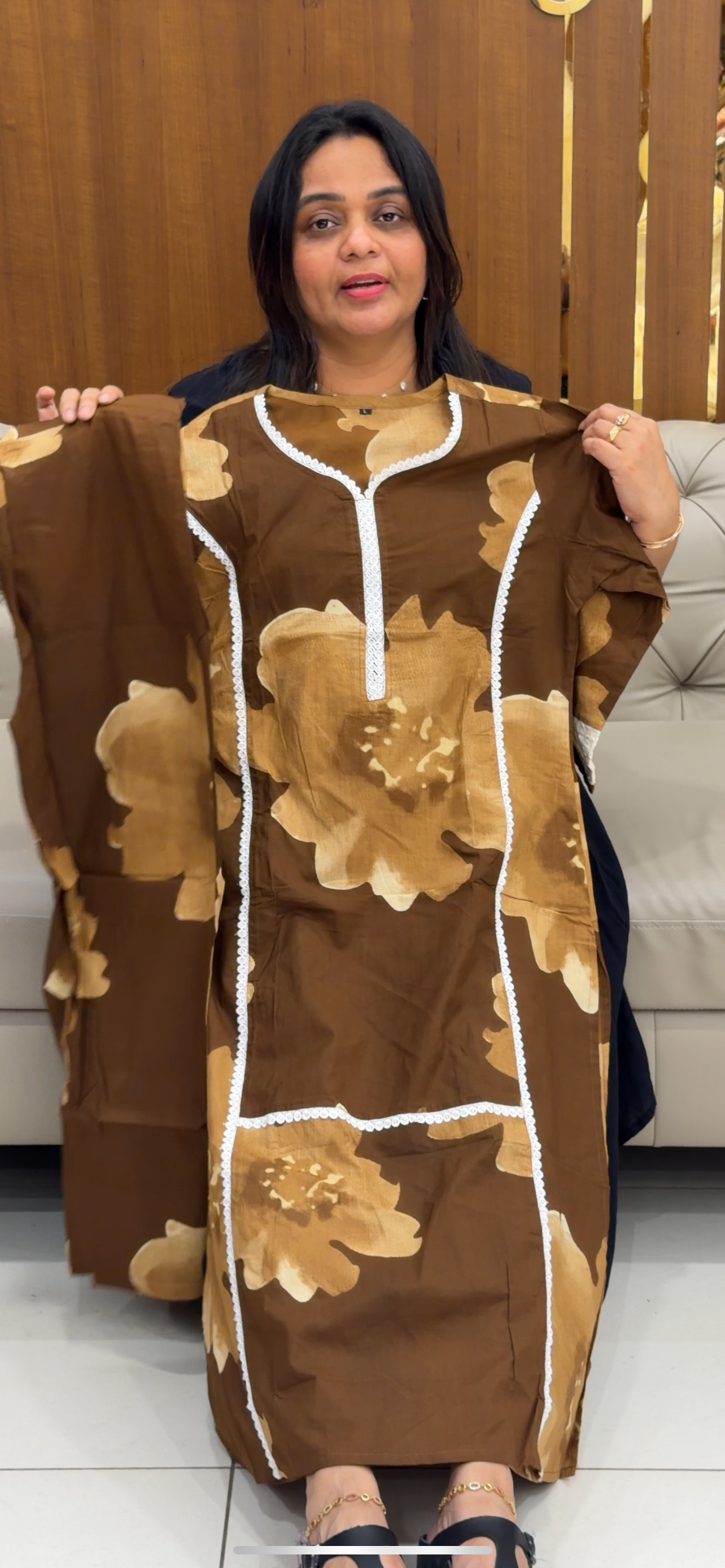 PRINTED COTTON TOP AND BOTTOM - IHA 28908