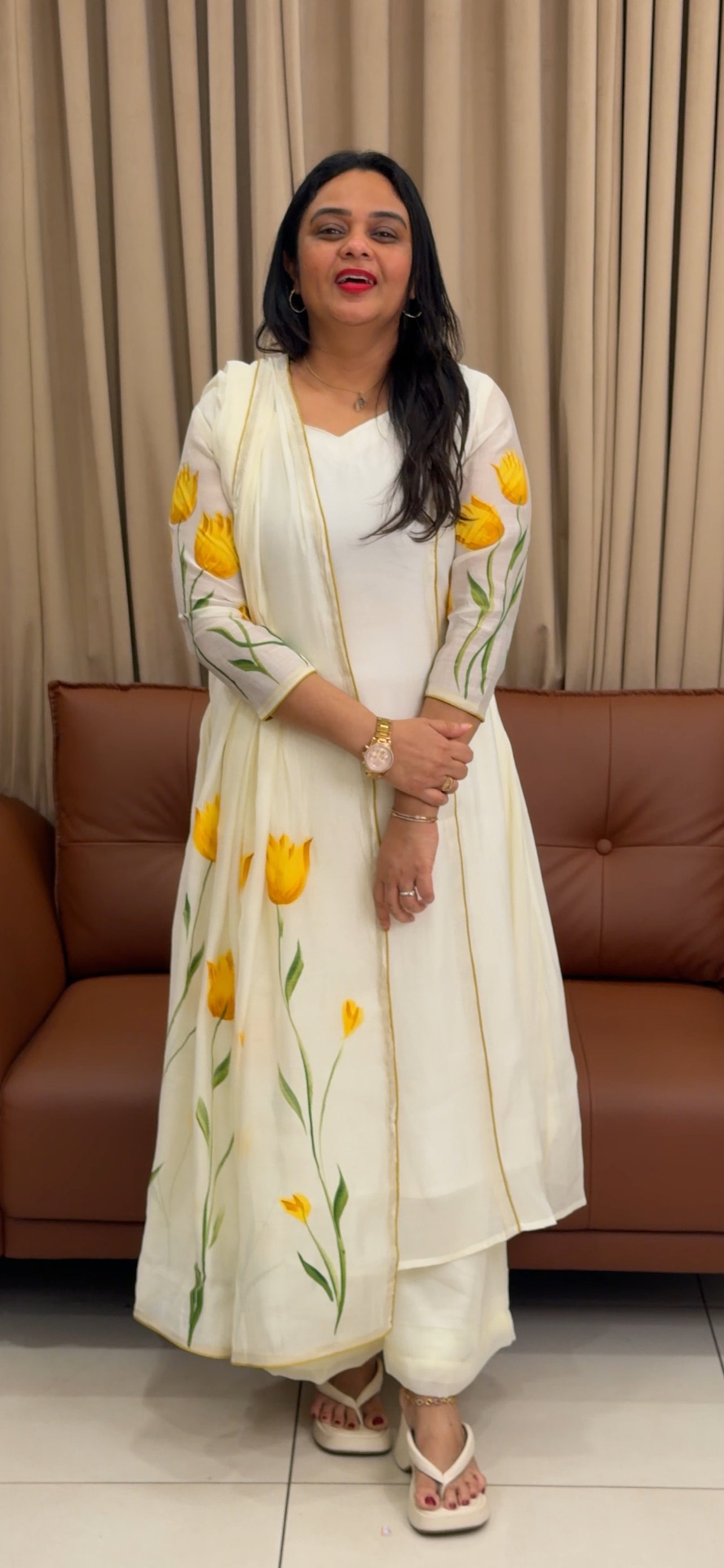IHA'S IN-HOUSE MUL CHANDERI TOPS - IHA 33810