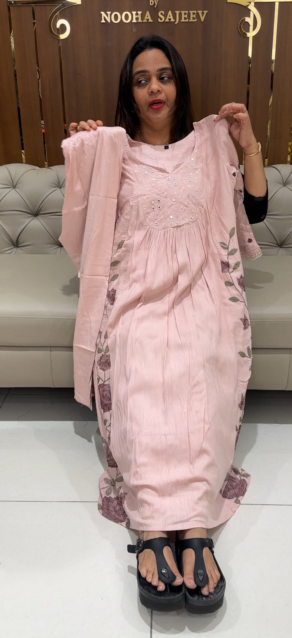 CRUSHED RAYON TOP AND BOTTOM - IHA 23269