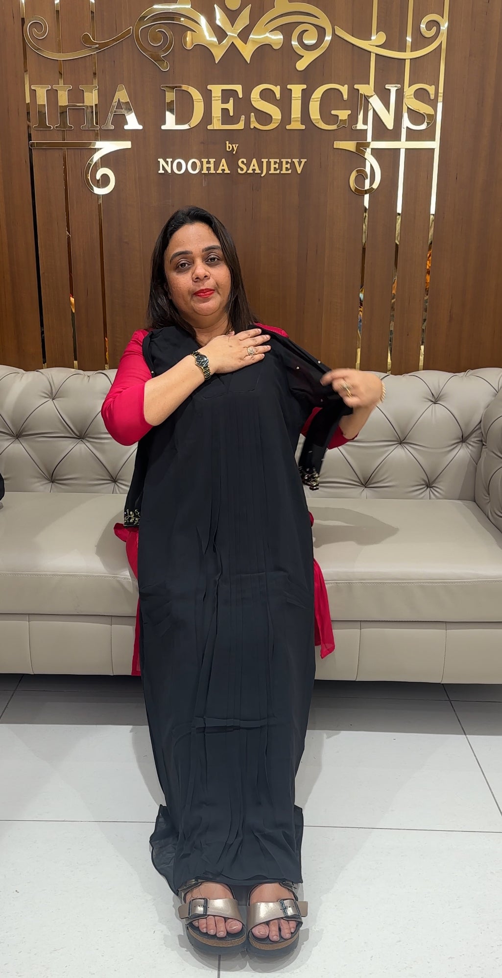 READY TO WEAR TOP AND DUPATTA - IHA 23260