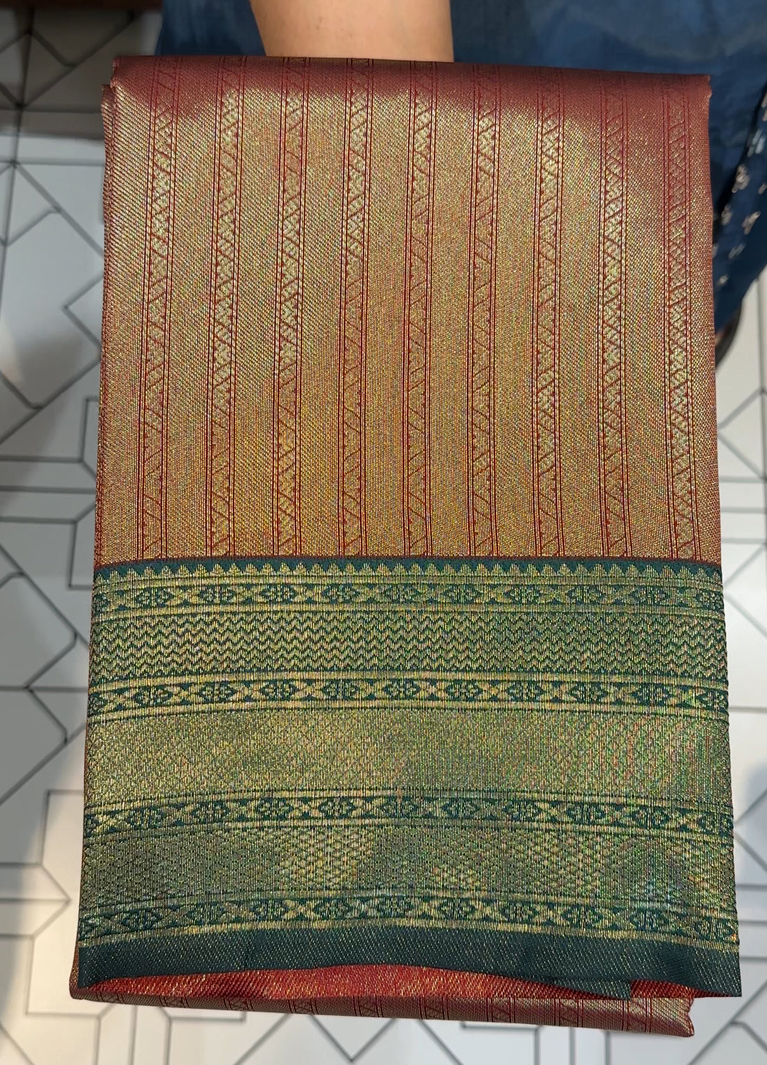 SEMI BROCADE SILK SAREES - IHA 23987