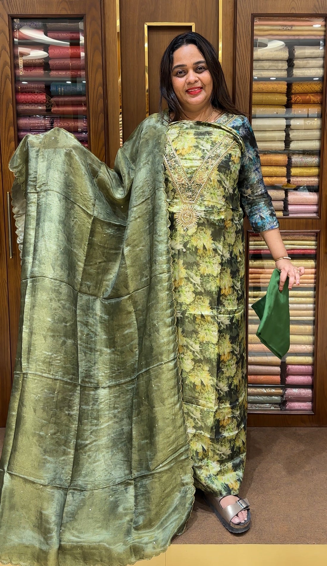 DIGITAL PRINTED UNSTITCHED SALWAR SUITS - IHA 22551