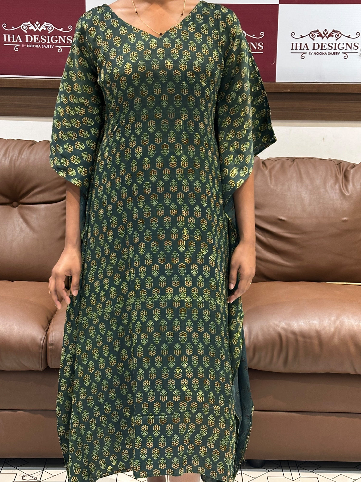 PRINTED KAFTAN TOPS - IHA 35860