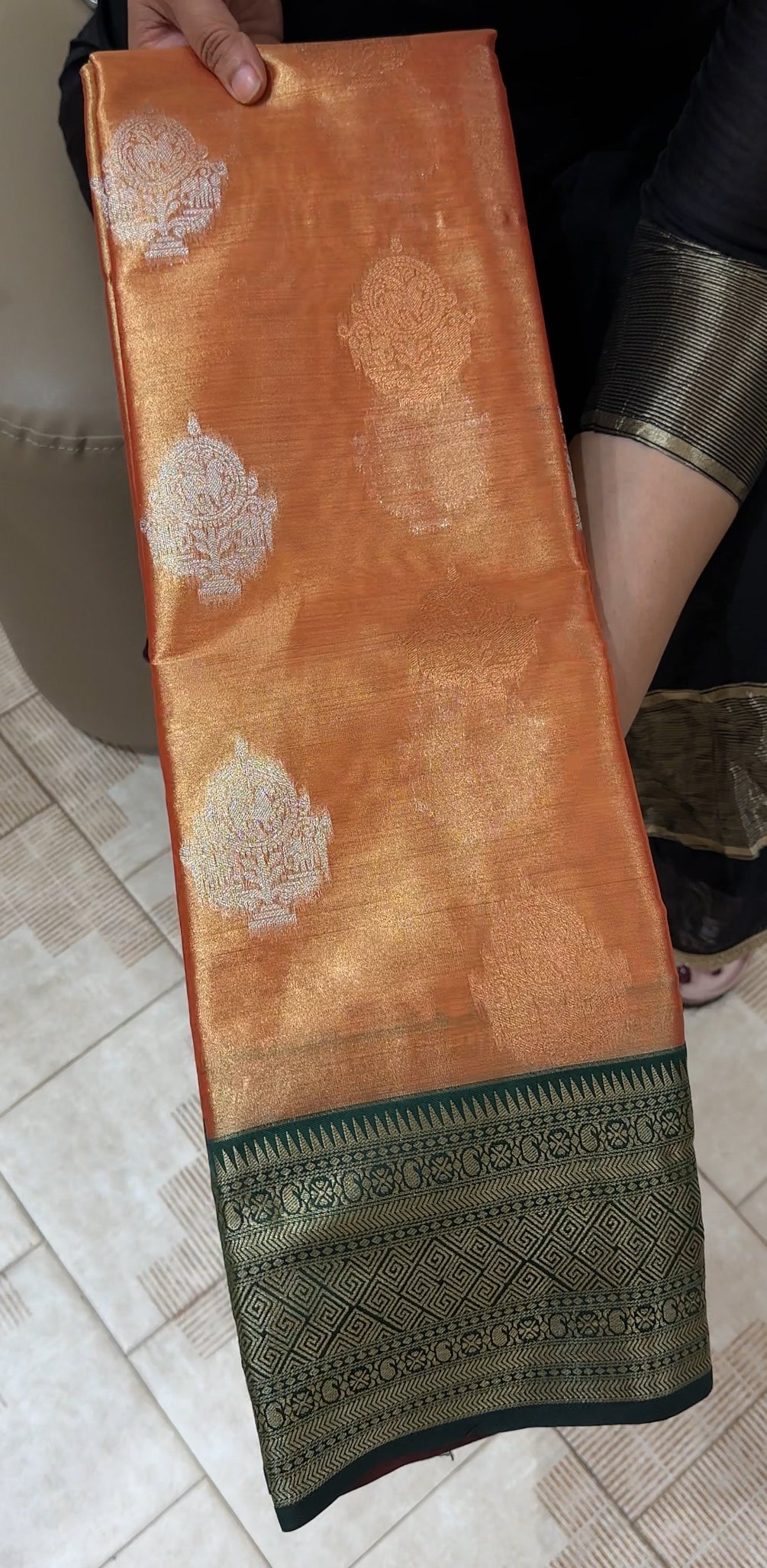 SEMI TISSUE SILK SAREES - IHA 26739