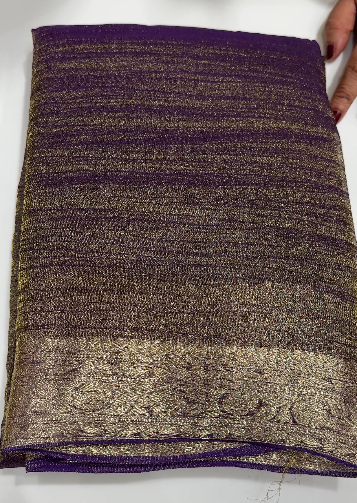 CRUSHED BANARASI SAREES - IHA 25473
