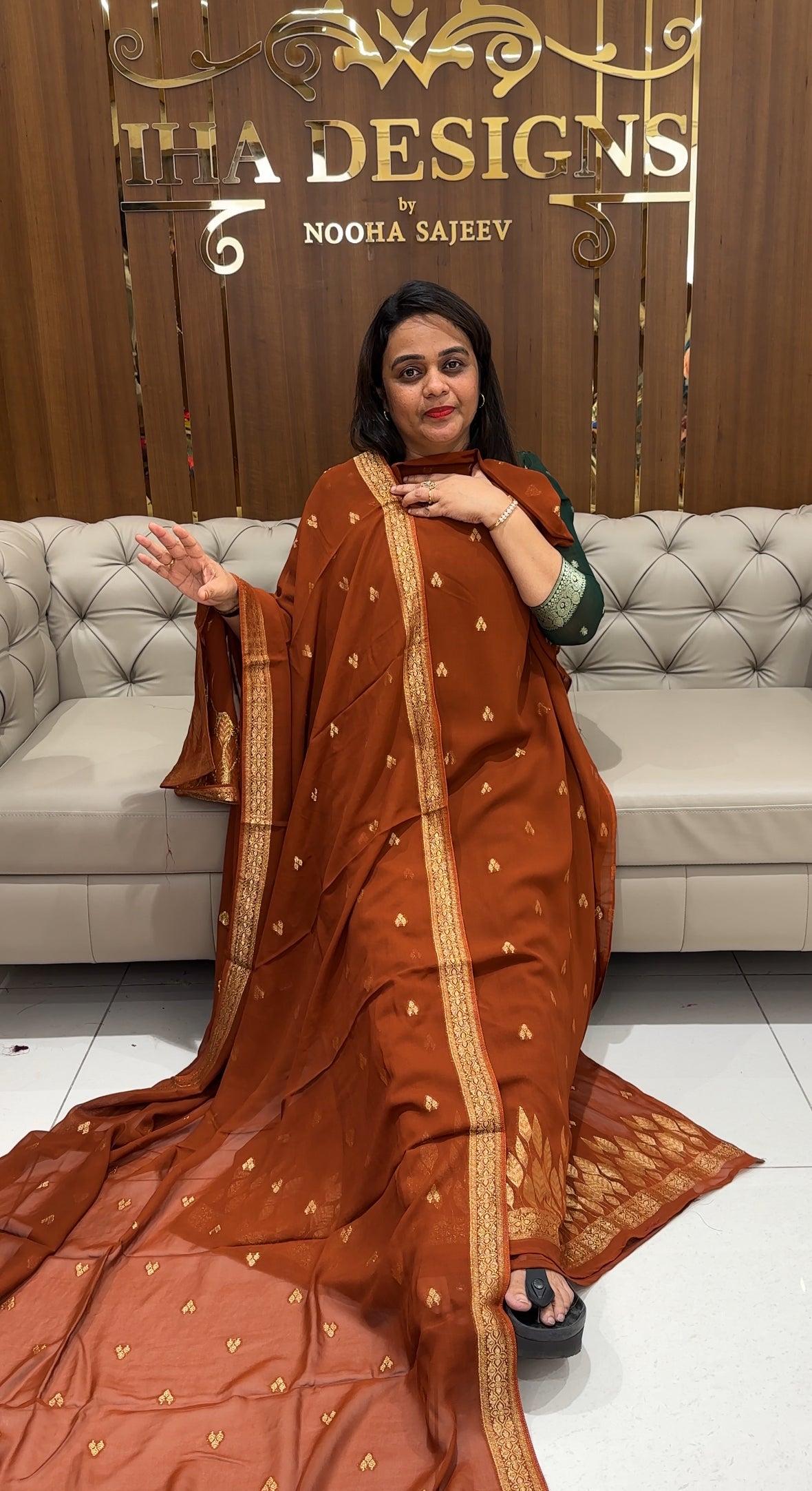 VISCOSE GEORGETTE UNSTITCHED SALWAR SUITS - IHA 24098