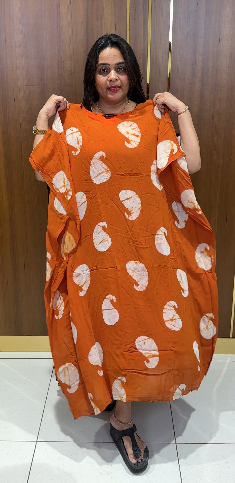IHA'S IN-HOUSE GEORGETTE KAFTAN - IHA 22785
