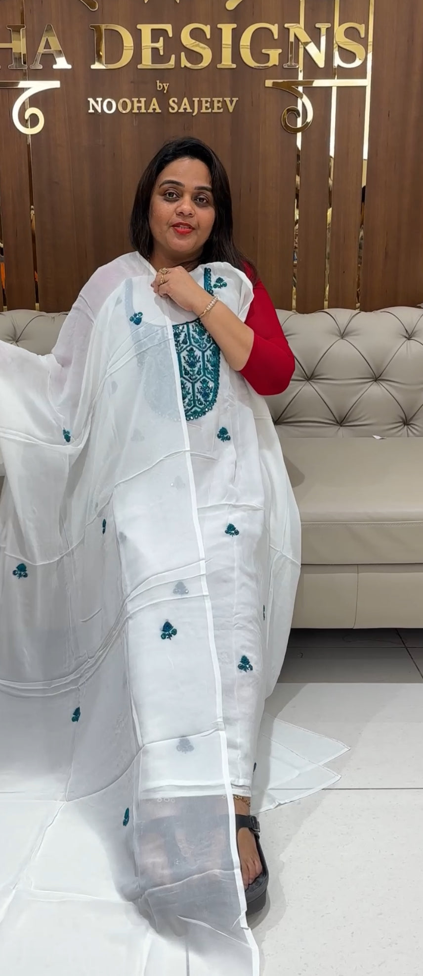VISCOSE GEORGETTE UNSTITCHED SALWAR SUITS - IHA 23438