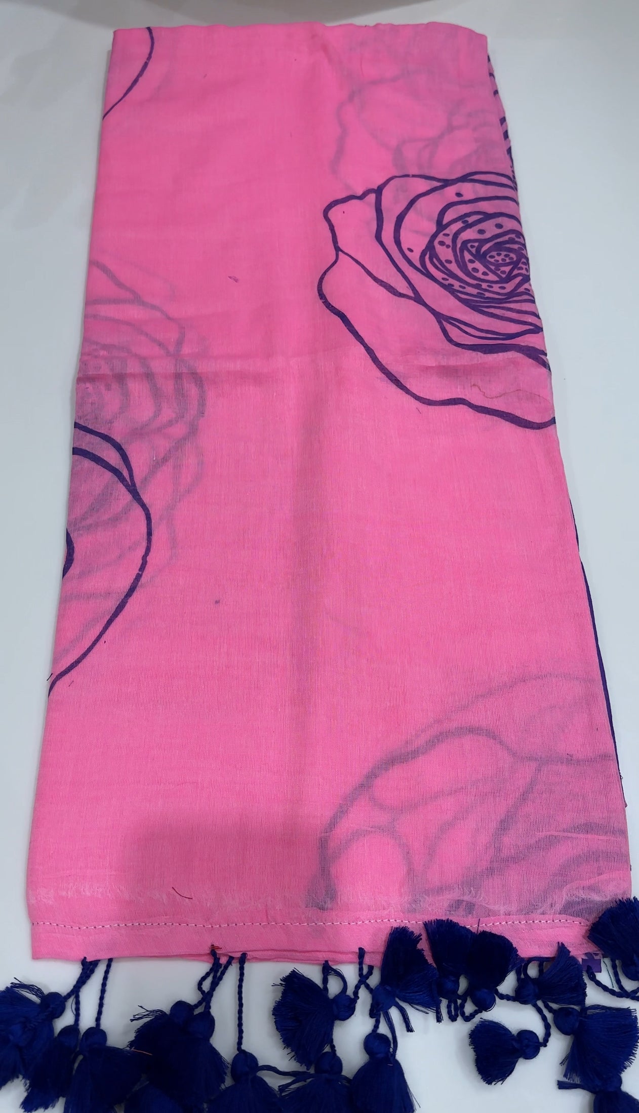 HANDBLOCK PRINTED SAREES - IHA 25479