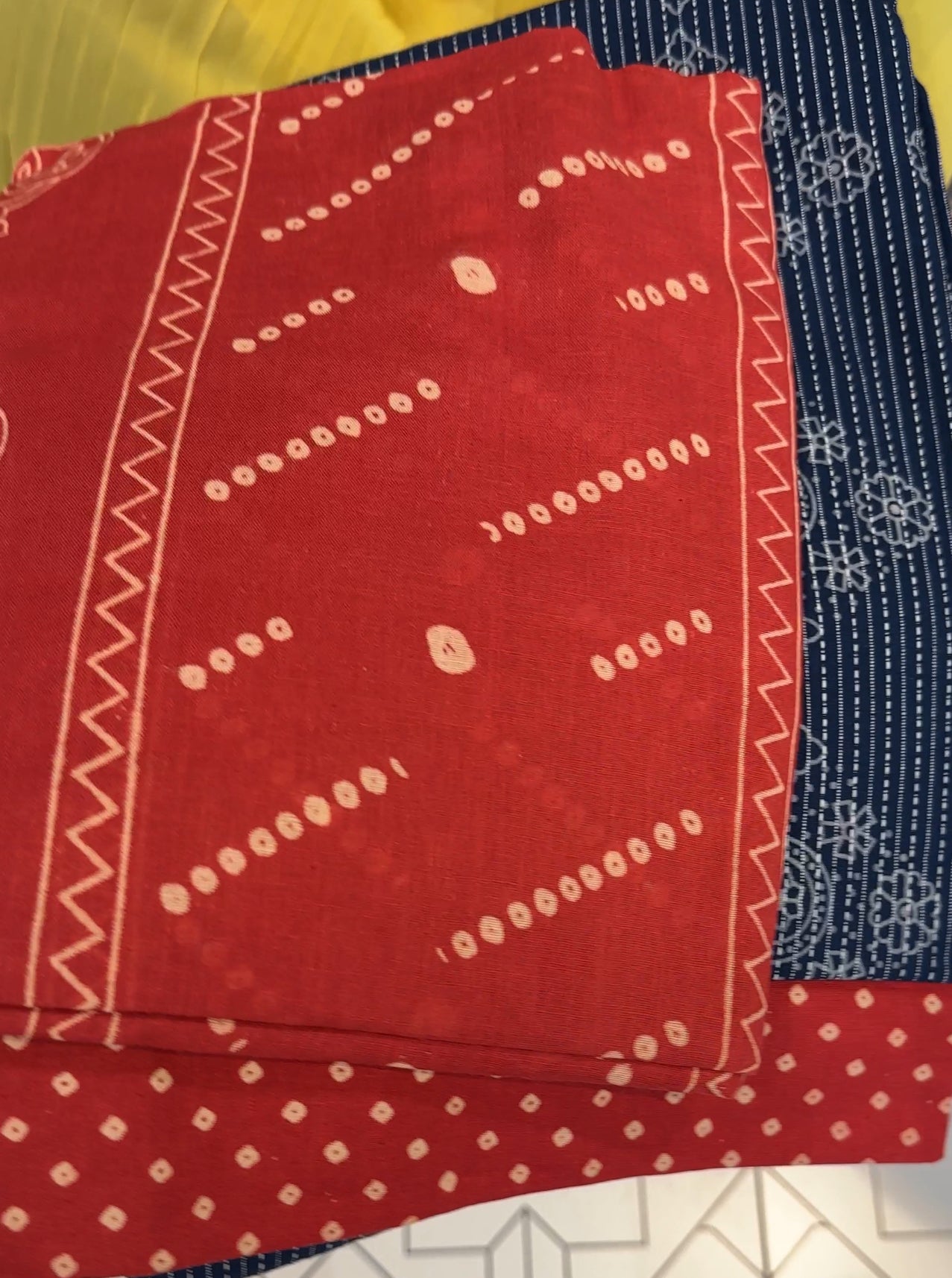 COTTON UNSTITCHED SALWAR SUITS - IHA 24173