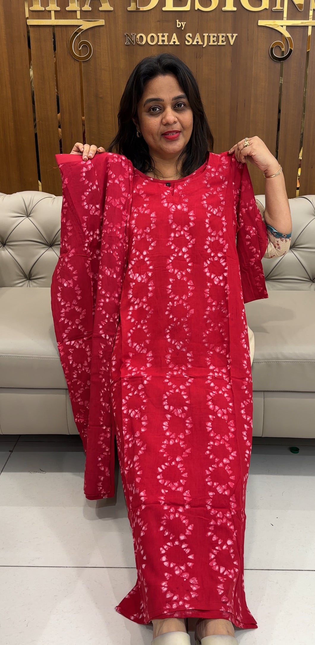 BATIK PRINTED TOP AND BOTTOM - IHA 25187