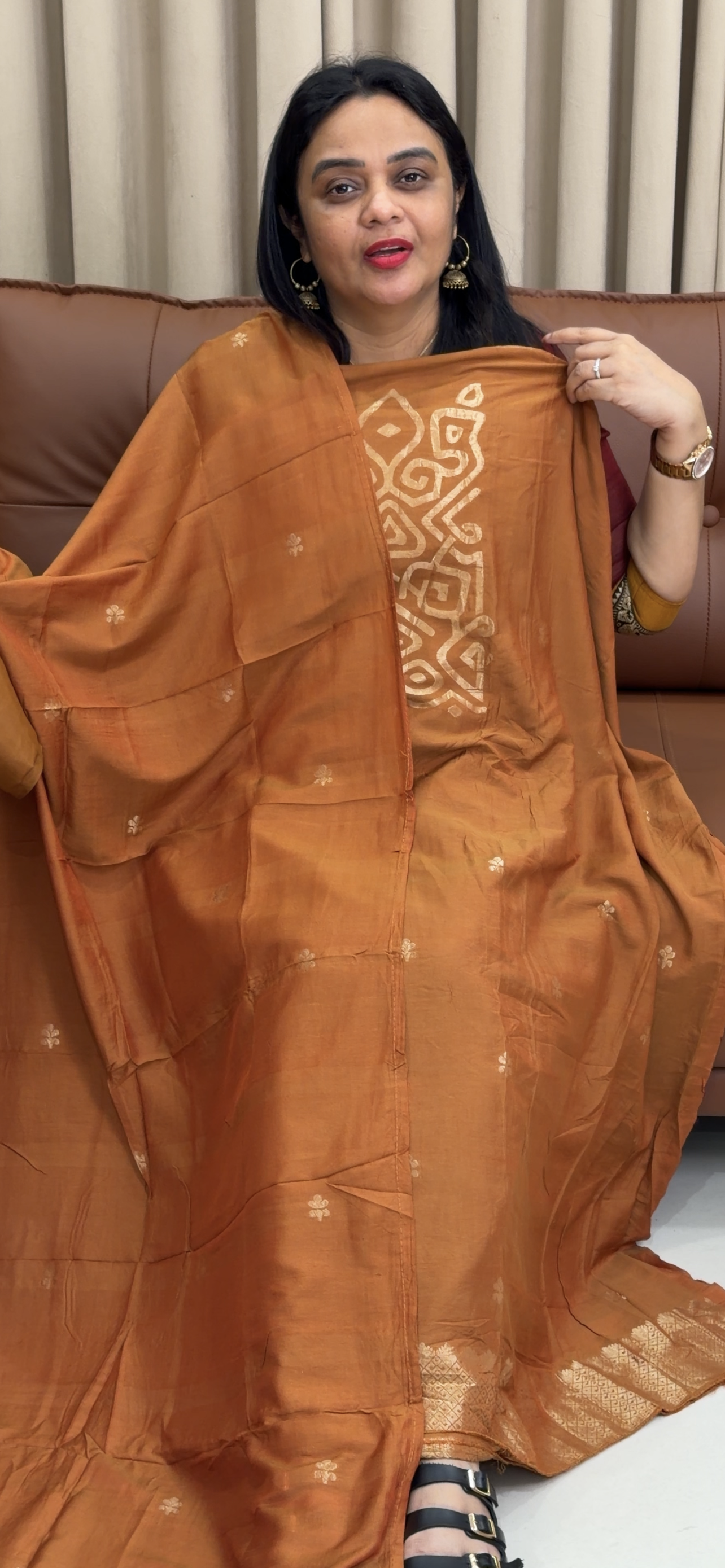 SEMI BANARASI UNSTITCHED SALWAR SALWAR SUITS - IHA 34184