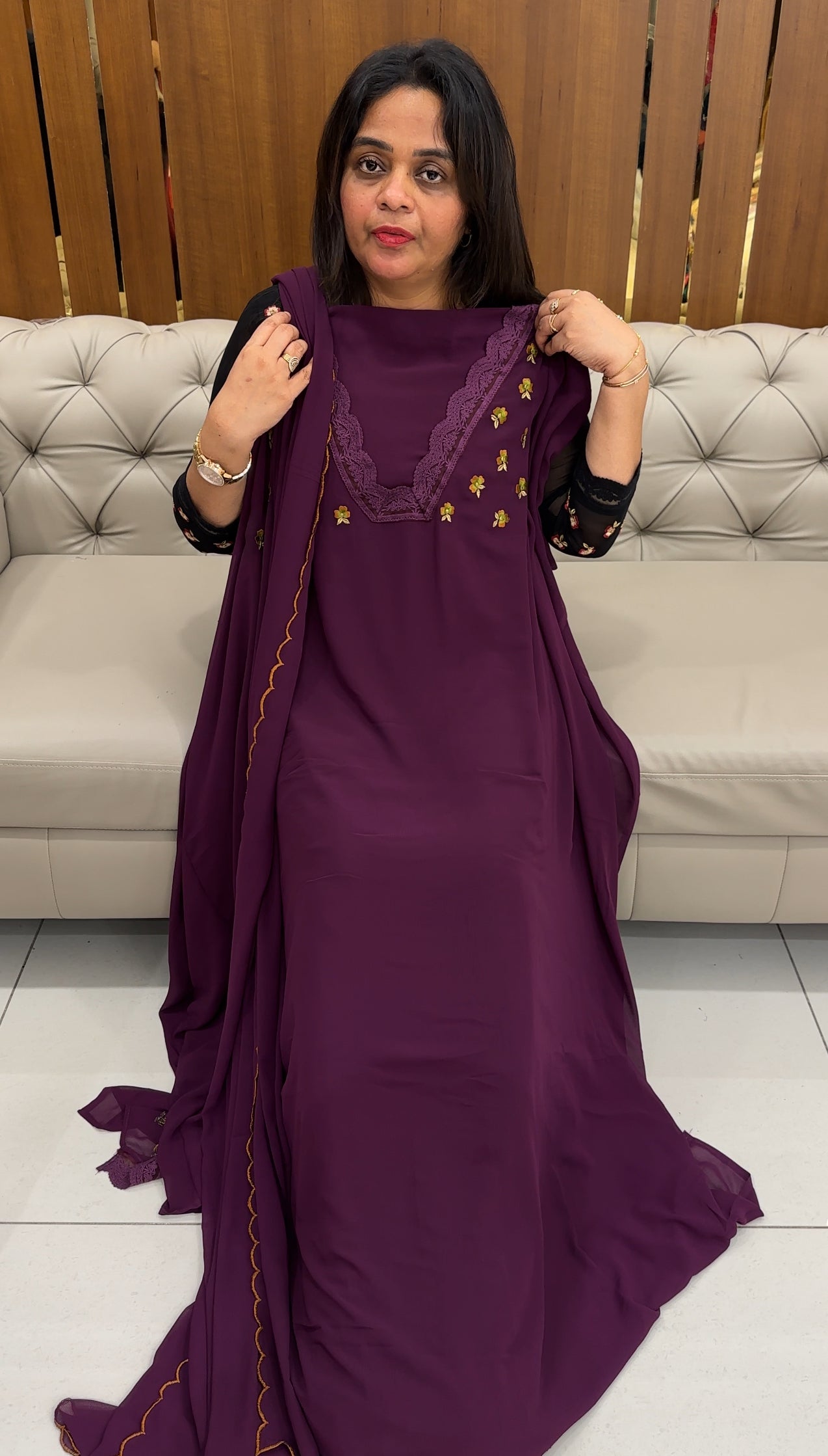 FORWARD UNSTITCHED SALWAR SUITS - IHA 25998