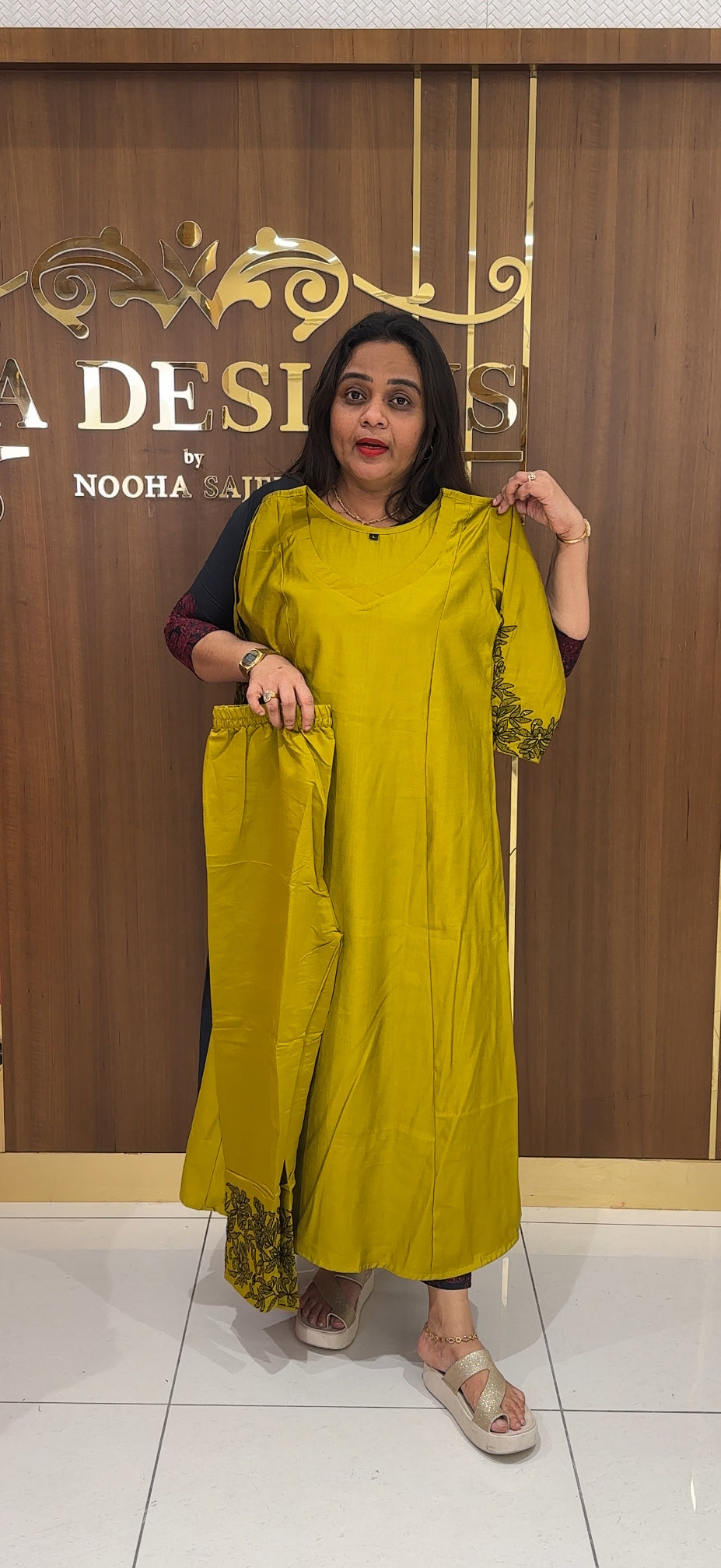 MUSLIN SILK TOP AND BOTTOM - IHA 23103