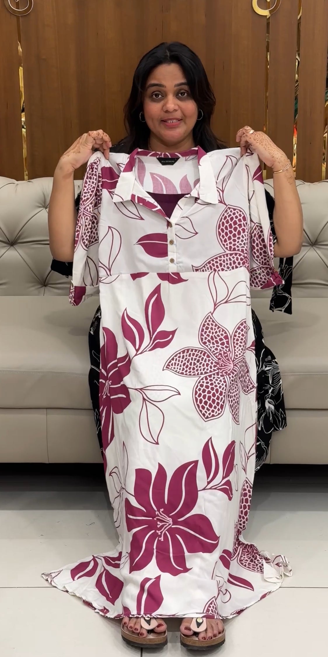 IHA'S IN-HOUSE PRINTED RAYON TOPS - IHA 27421