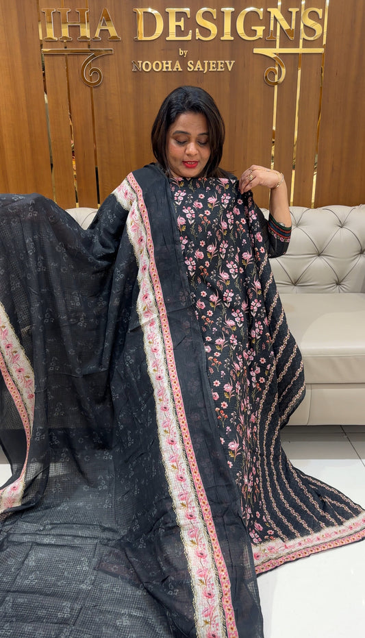 PRINTED COTTON UNSTITCHED SALWAR SUITS - IHA 27081