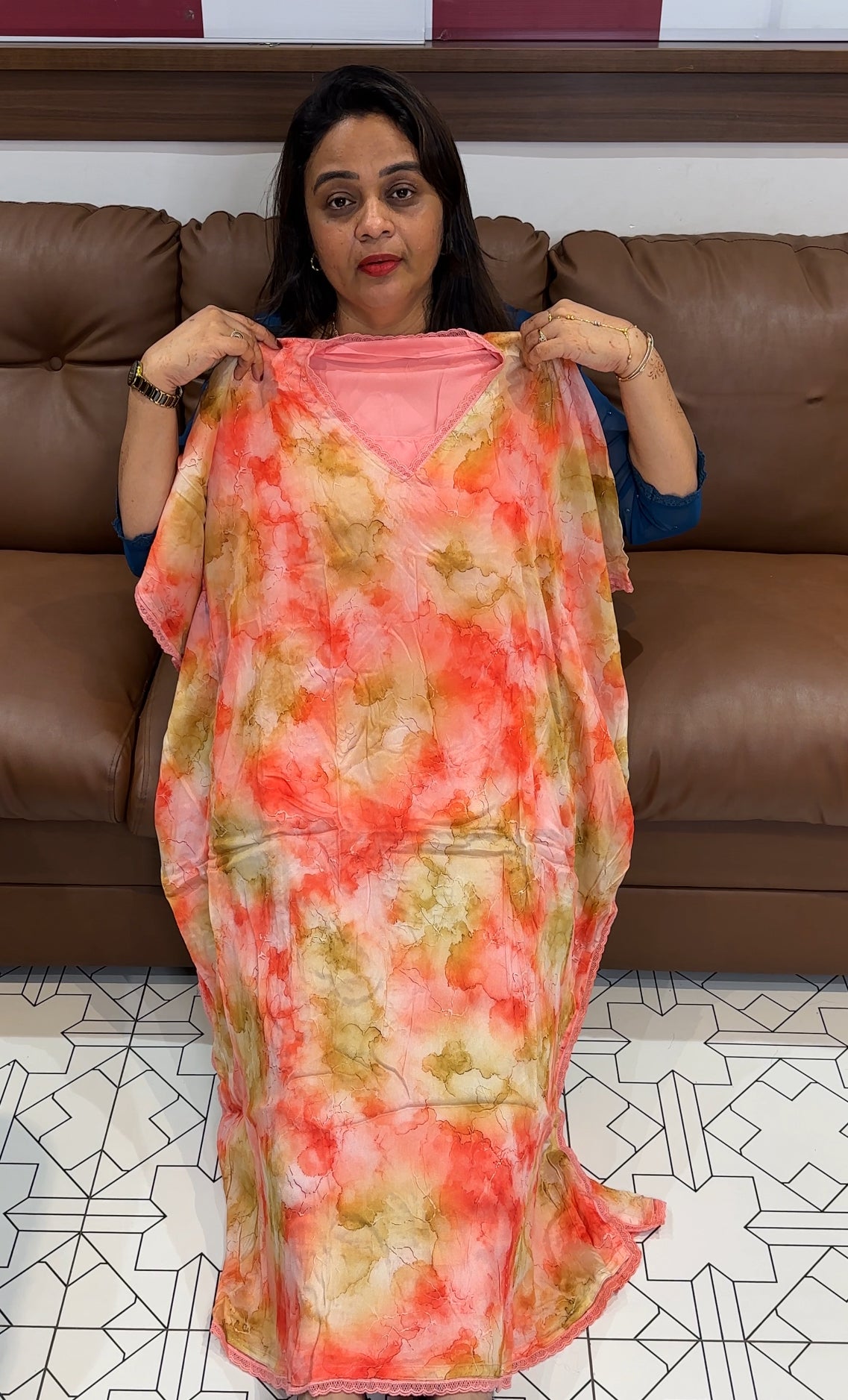 IHA'S IN-HOUSE PRINTED KAFTAN - IHA 23961