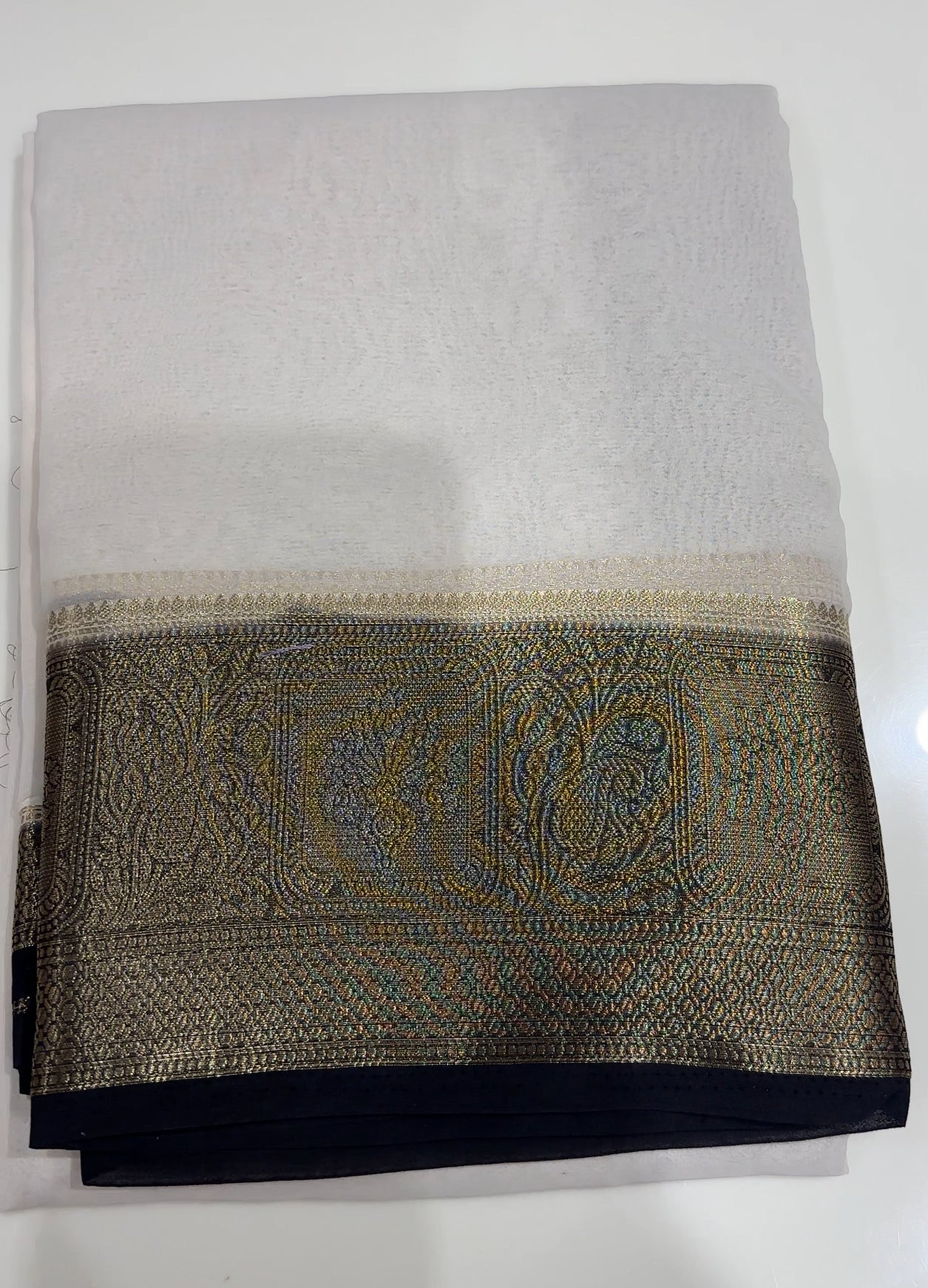 NYLON GEORGETTE SAREES - IHA 26551