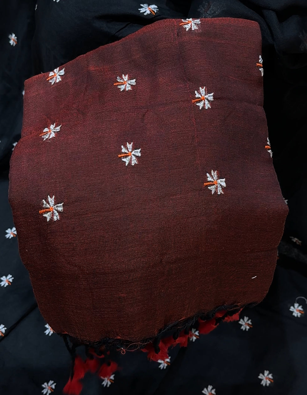 KHADDI COTTON SAREES - IHA 21897