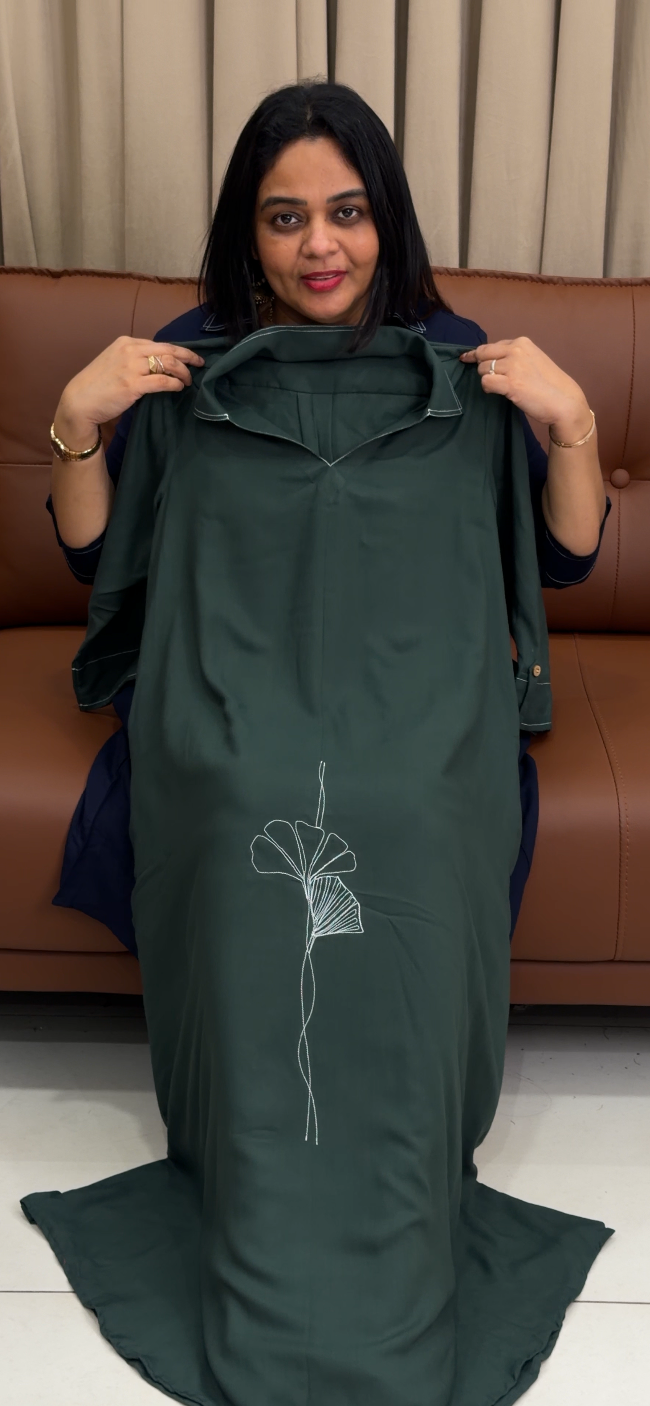 IHA'S IN-HOUSE VISCOSE RAYON TUNIC TOPS - IHA 33877