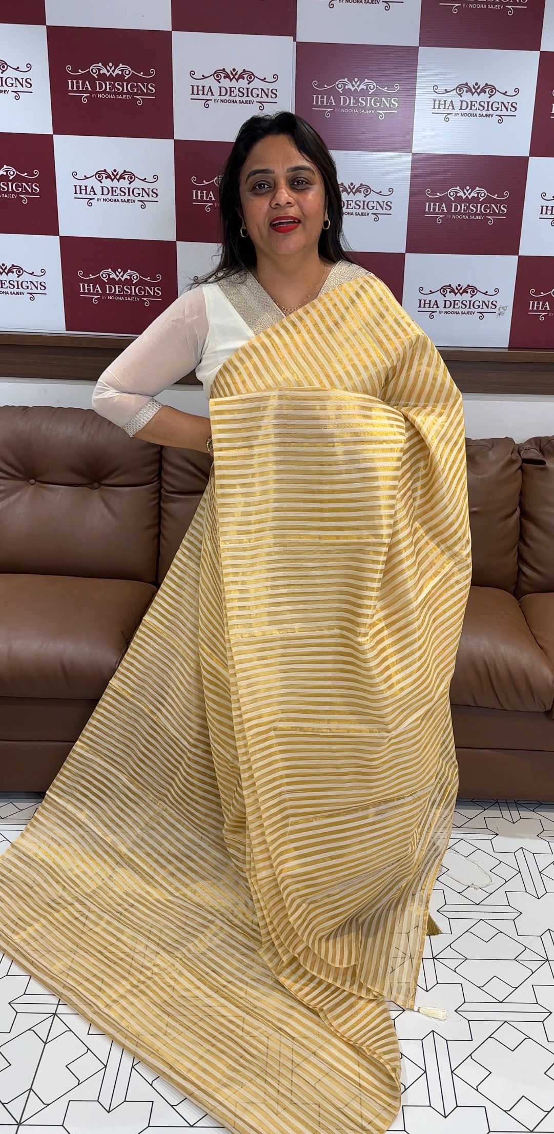 MODAL CHANDERI ONAM SAREES - IHA 26013