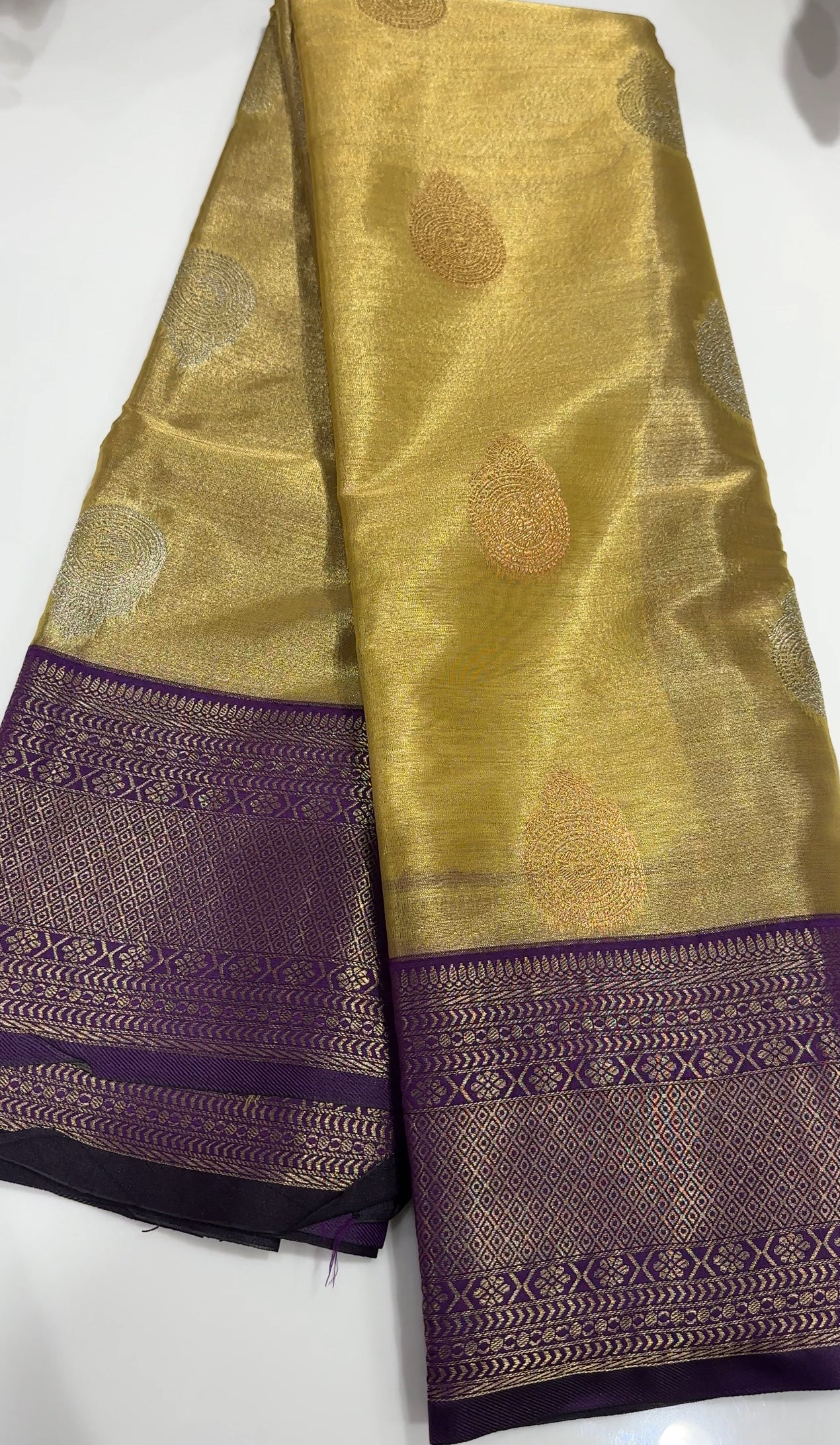 SEMI TISSUE SILK SAREES - IHA 26562