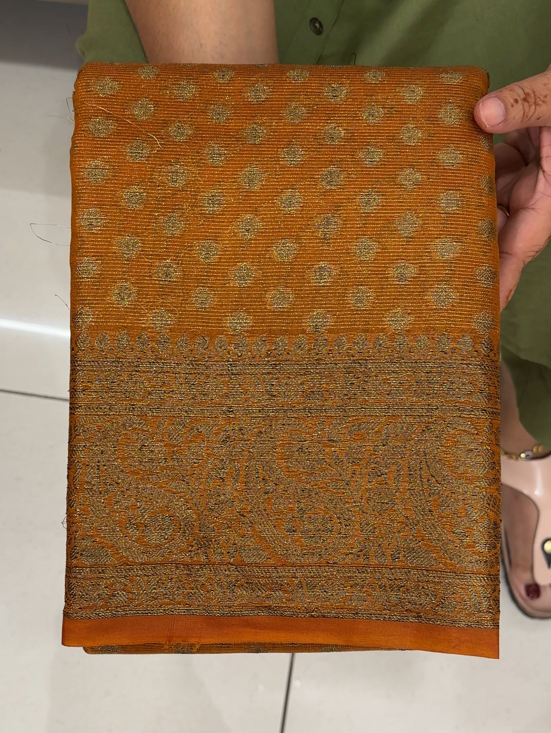 SEMI BANARASI SAREES - IHA 27538