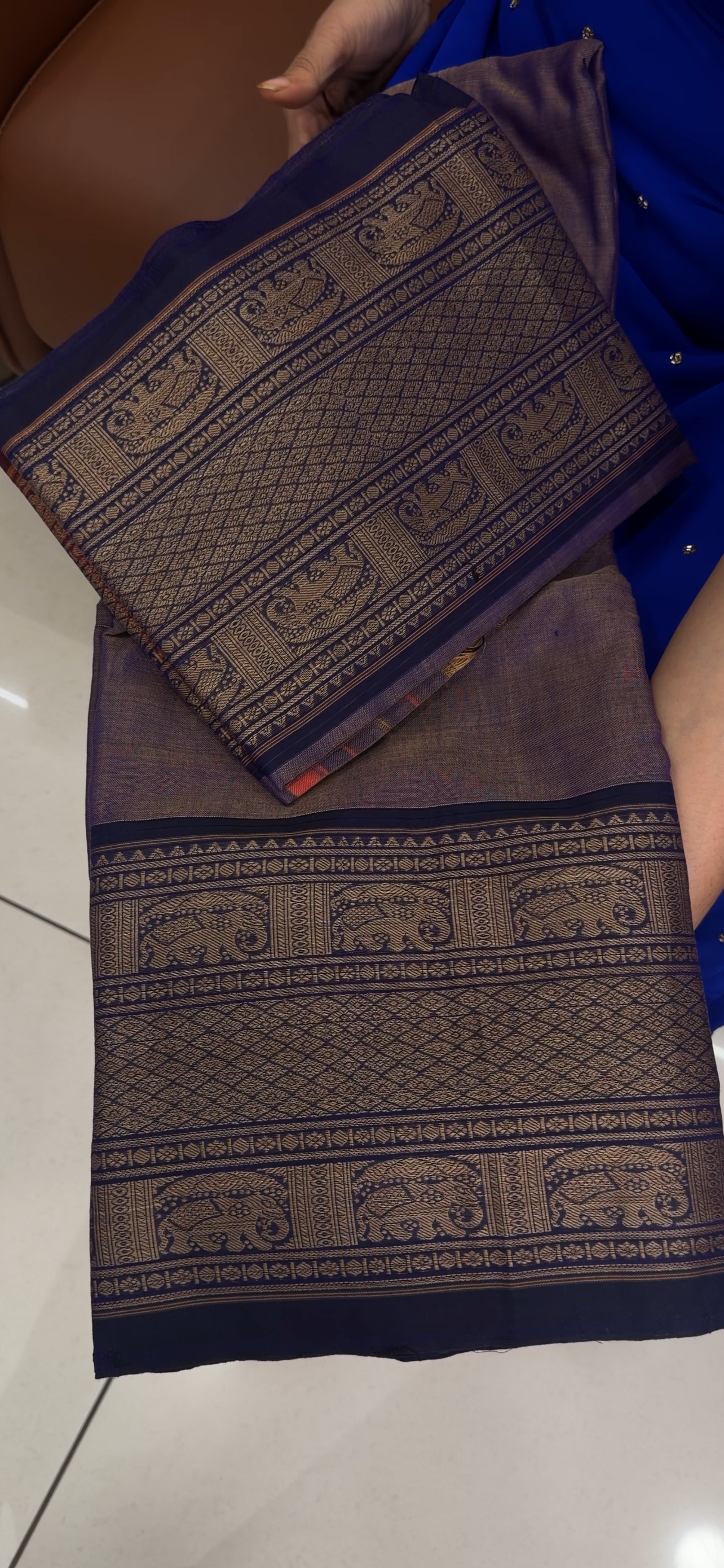 HANDLOOM UNSTITCHED SALWAR SUITS - IHA 33771