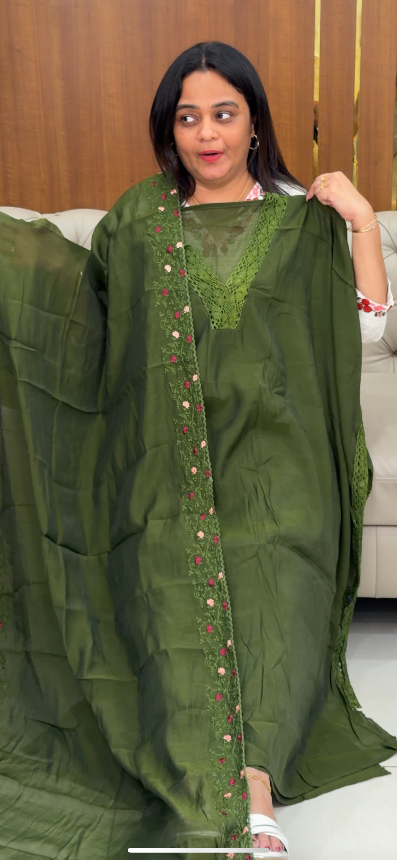 MUL CHANDERI UNSTITCHED SALWAR SUITS - IHA 29350