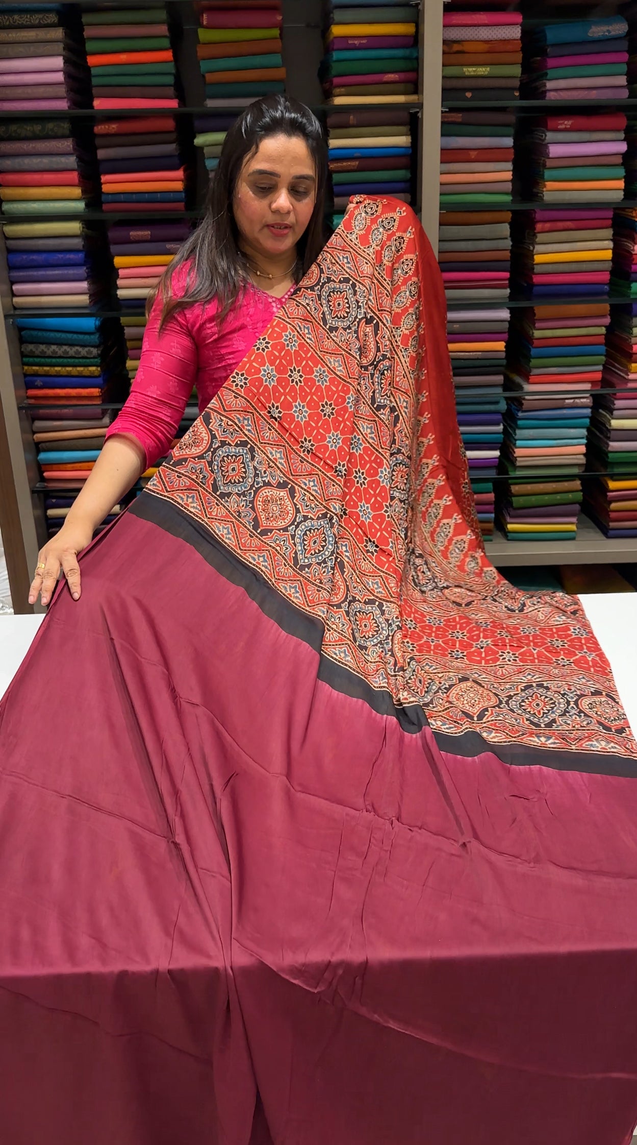 MODAL SILK SAREES - IHA 27649