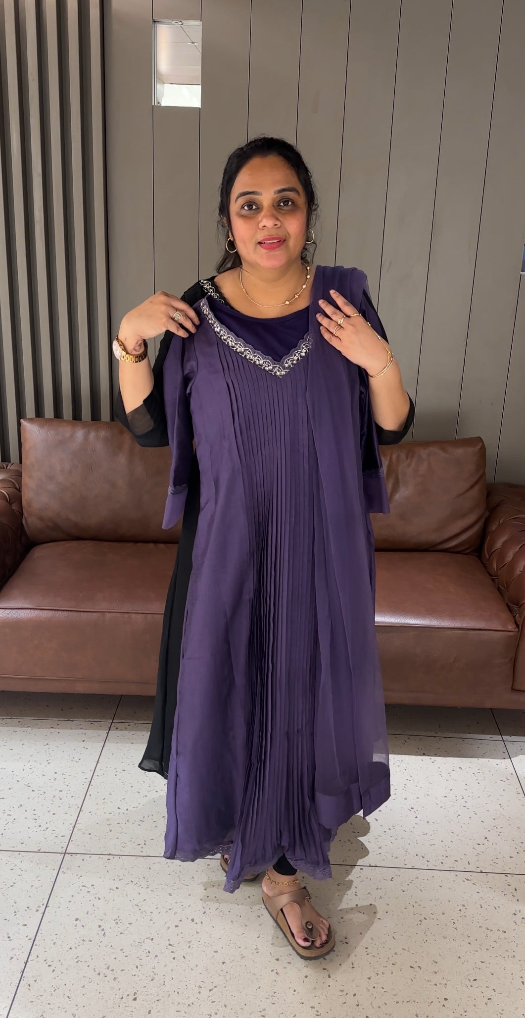 IHA'S IN-HOUSE HAND WORKED TOP AND DUPATTA - IHA 26512