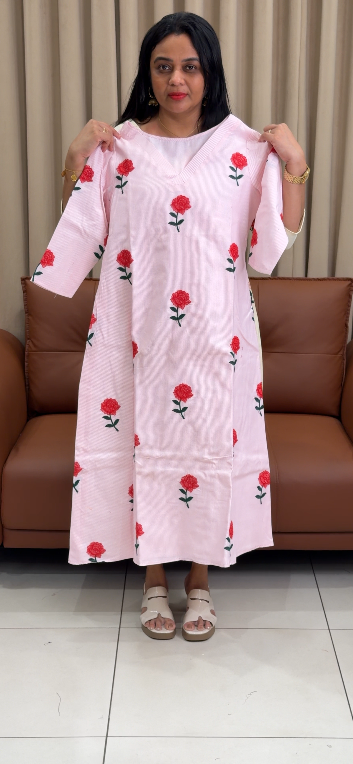 IHA'S IN-HOUSE HANDLOOM FROCKS - IHA 35789