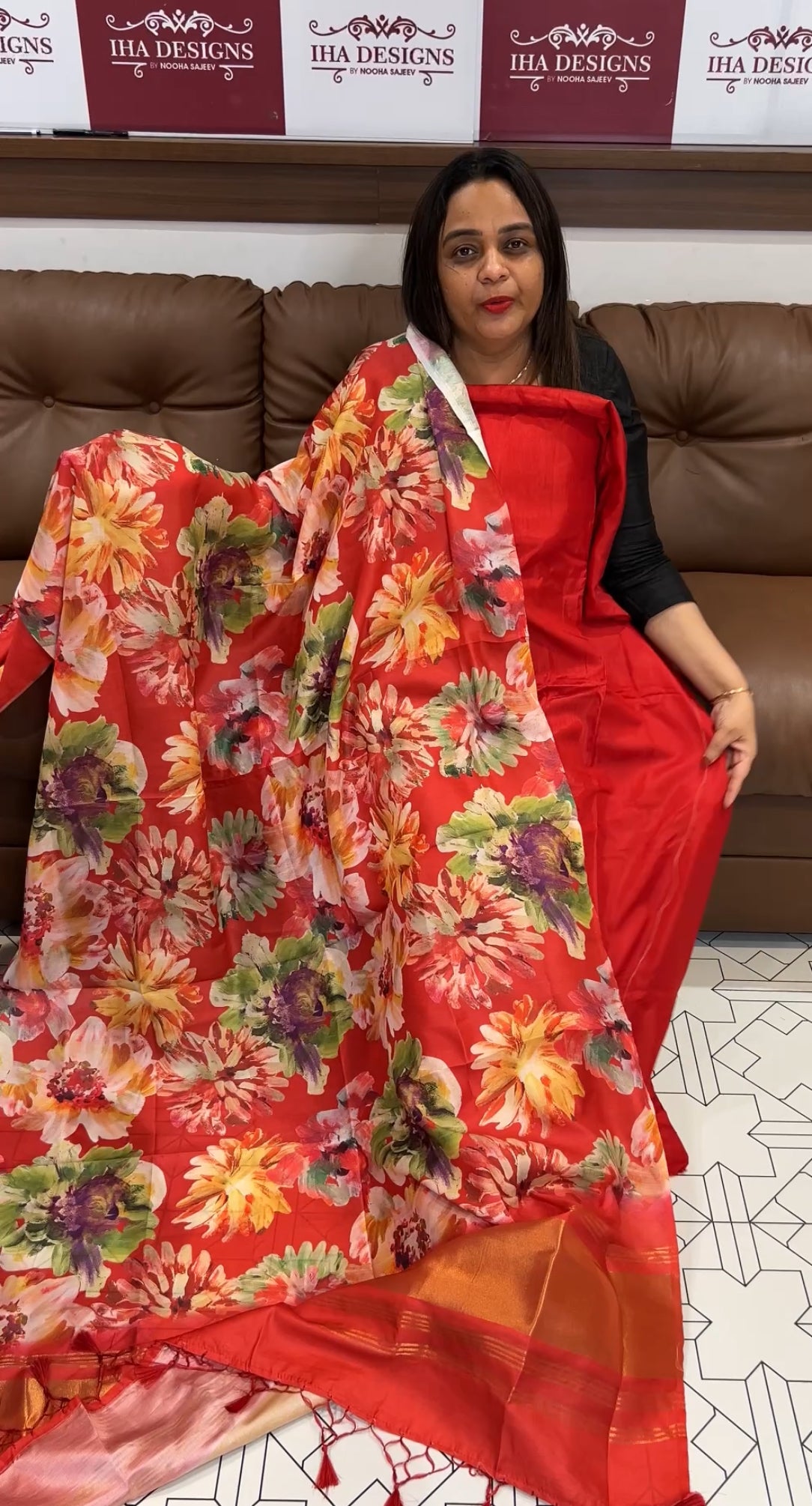 SEMI RAW SILK UNSTITCHED SALWAR SUITS - IHA 23673