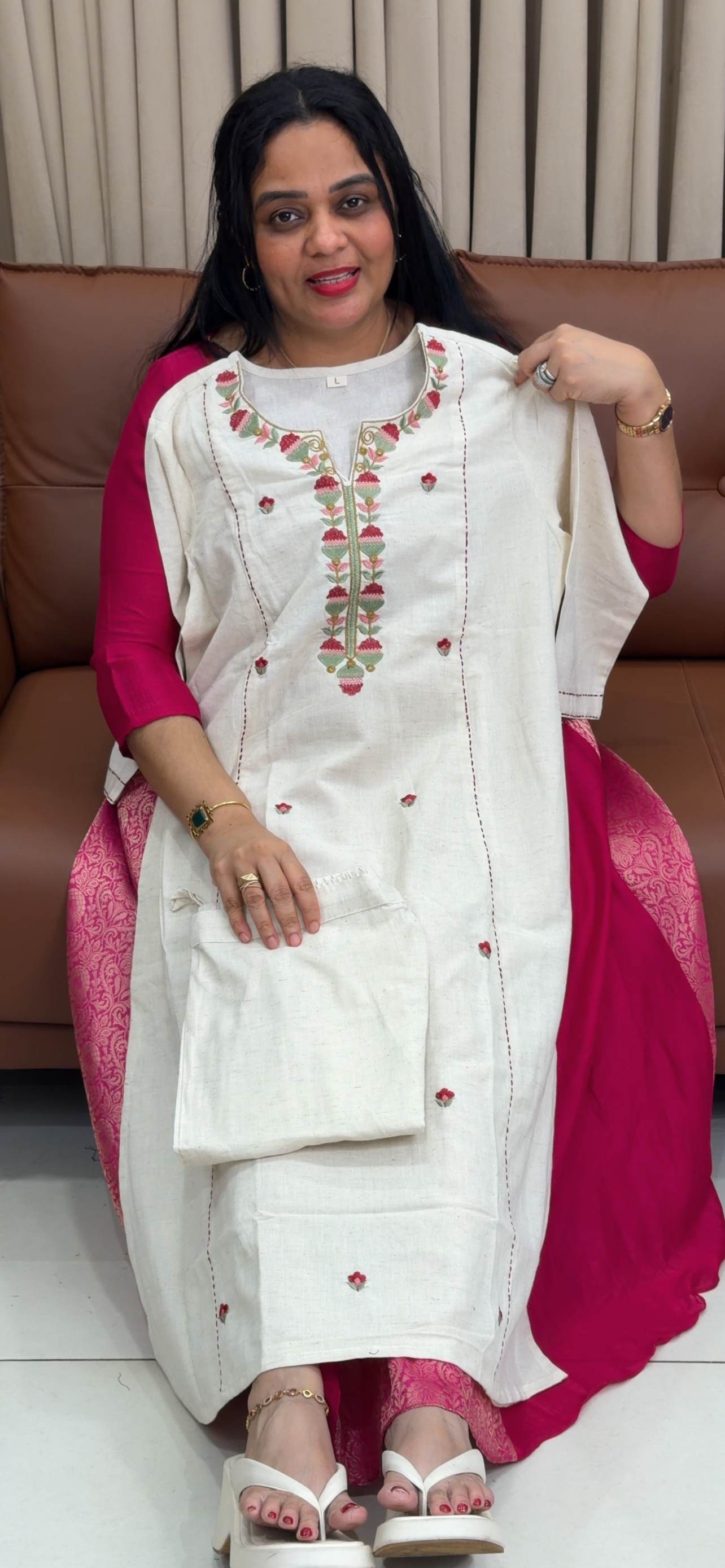 SLUB COTTON TOP AND BOTTOM - IHA 34674