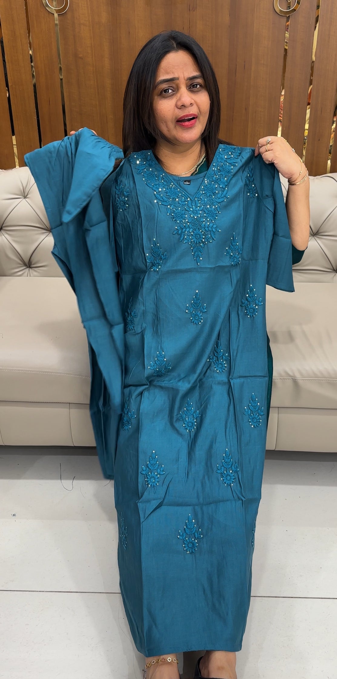 SEMI RAW SILK TOP AND BOTTOM - IHA 26066
