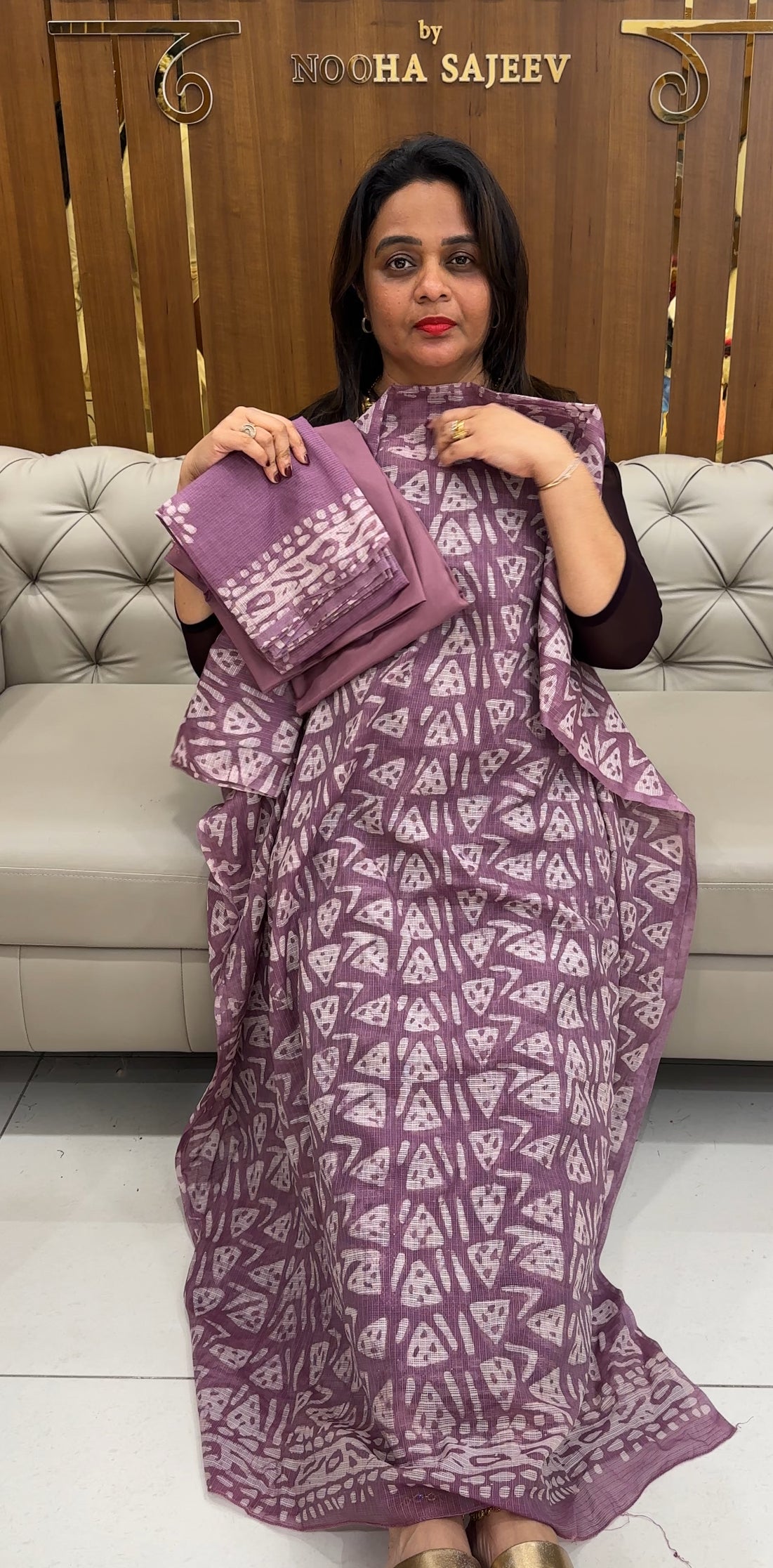 BATIK PRINTED UNSTITCHED SALWAR SUITS - IHA 25629
