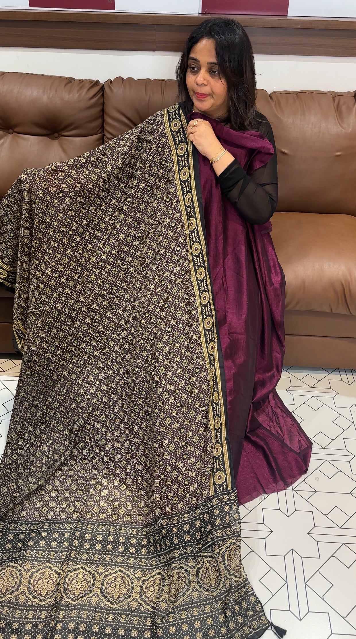 SEMI RAW SILK UNSTITCHED SALWAR SUITS - IHA 26232