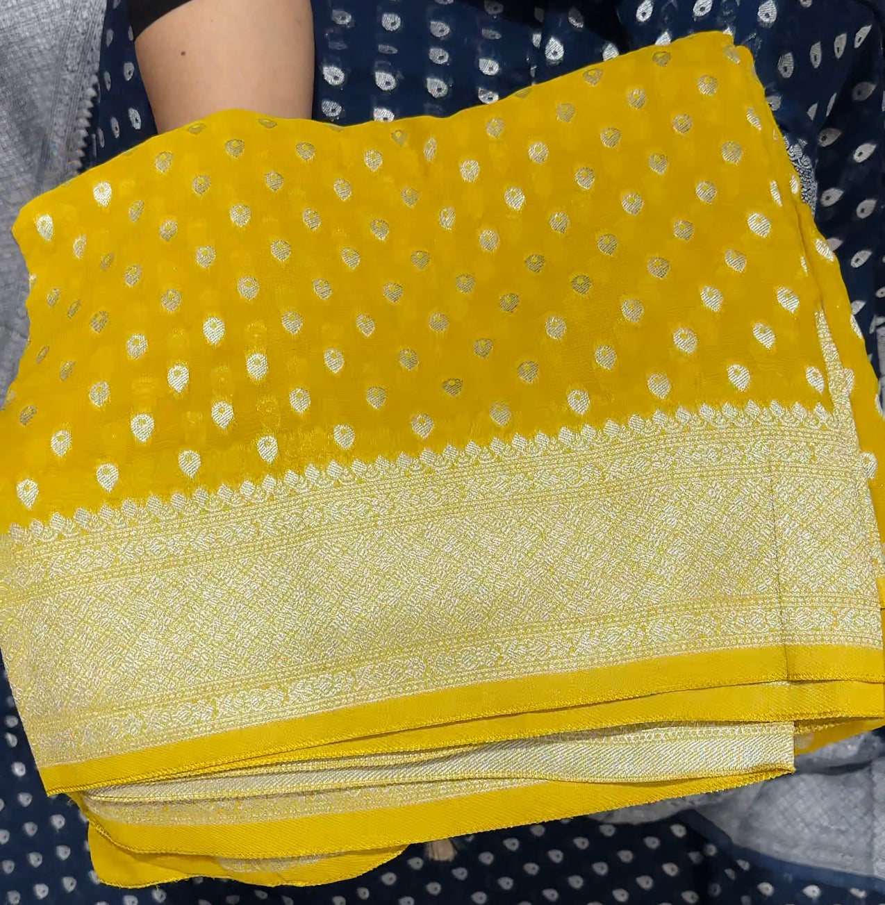 VISCOSE GEORGETTE SAREES - IHA 24344