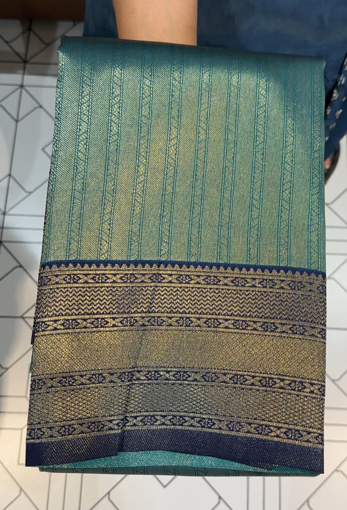 SEMI BROCADE SILK SAREES - IHA 23987