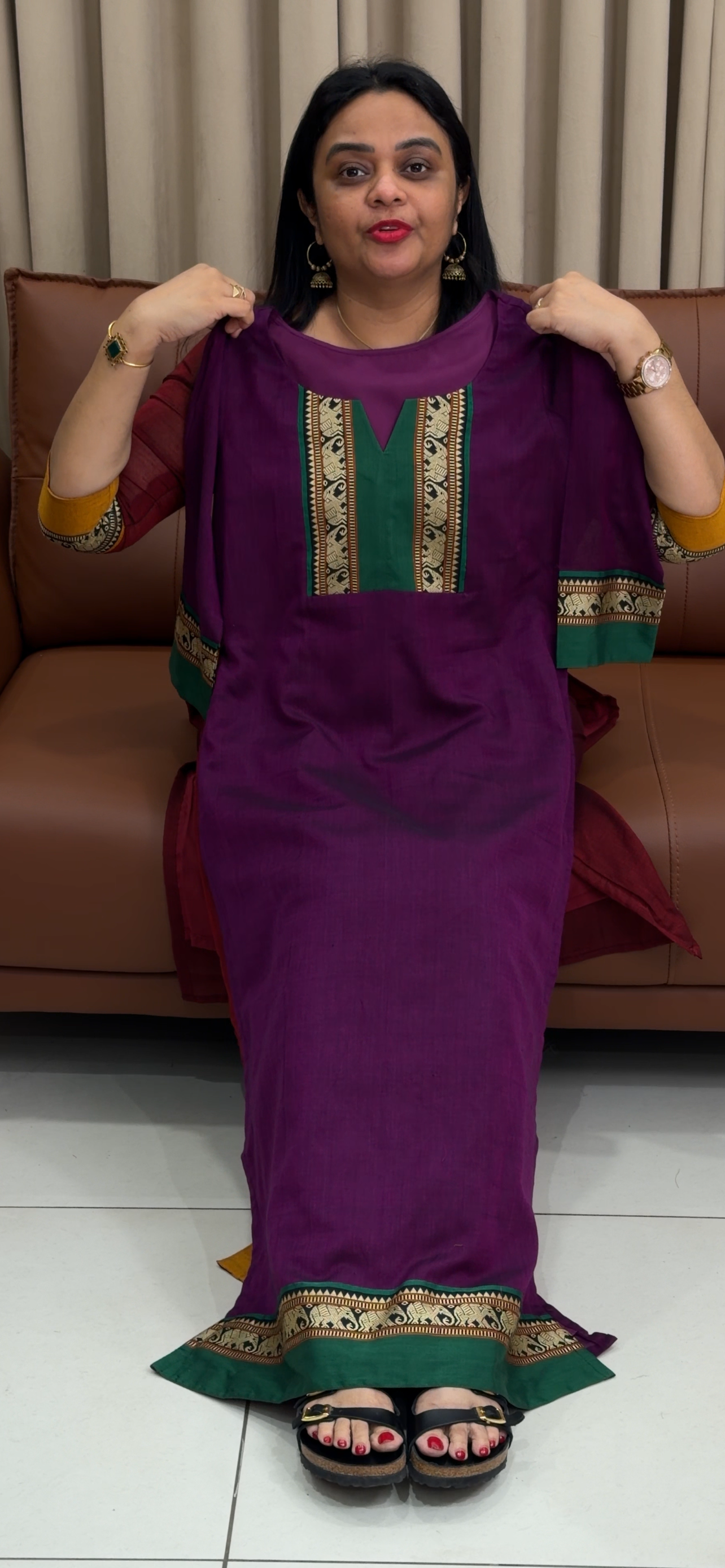 IHA'S IN-HOUSE HANDLOOM COTTON TOPS - IHA 34181