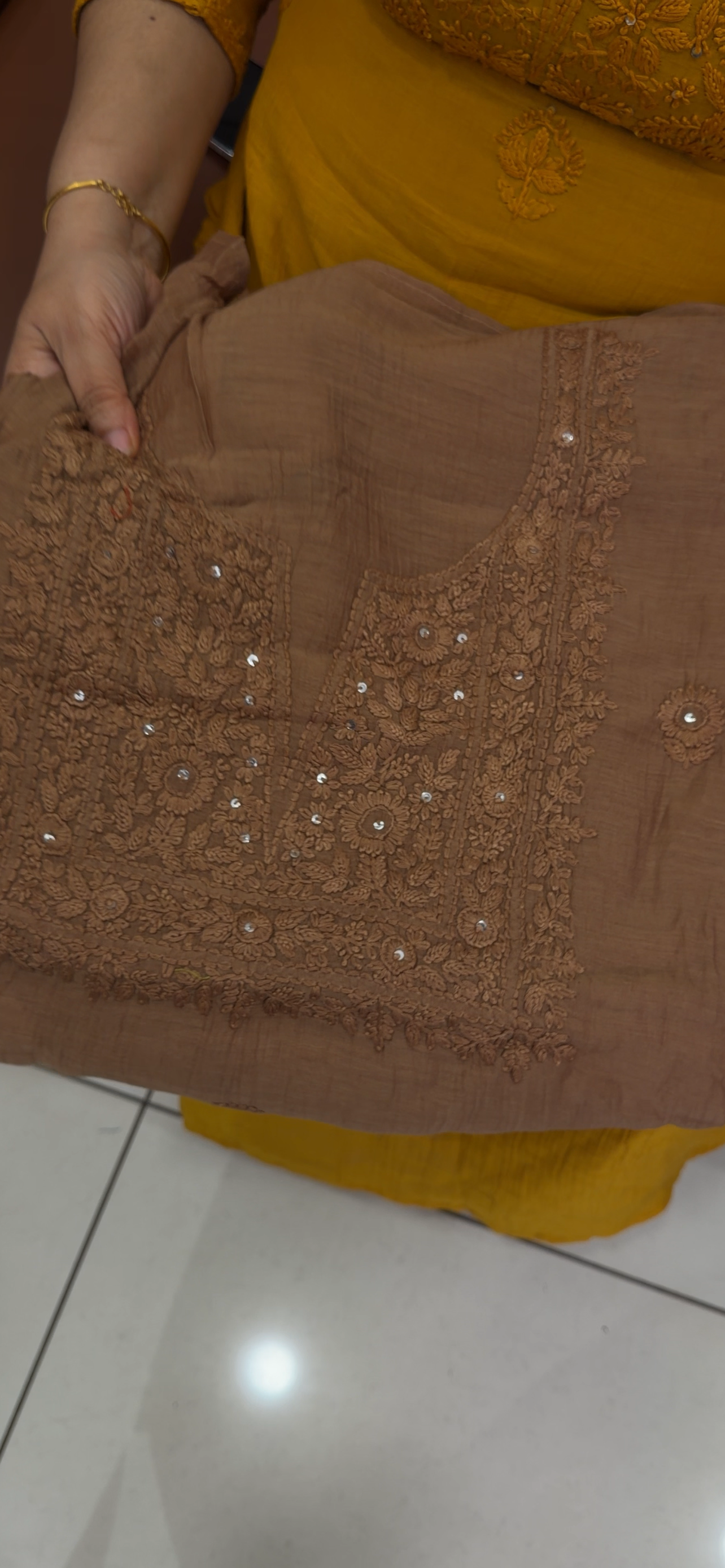 MALAI CHANDERI UNSTITCHED SALWAR SUITS - IHA 34737