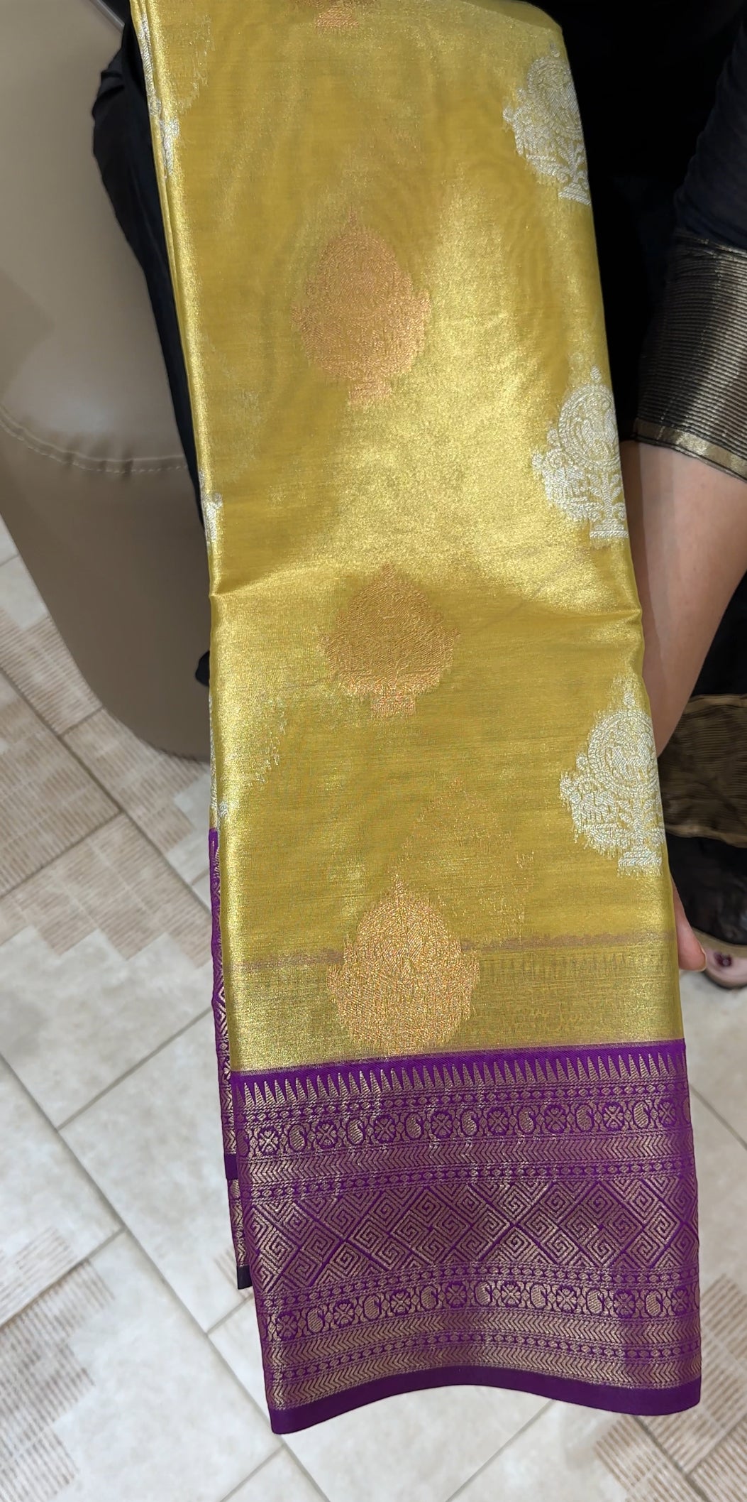SEMI TISSUE SILK SAREES - IHA 26739