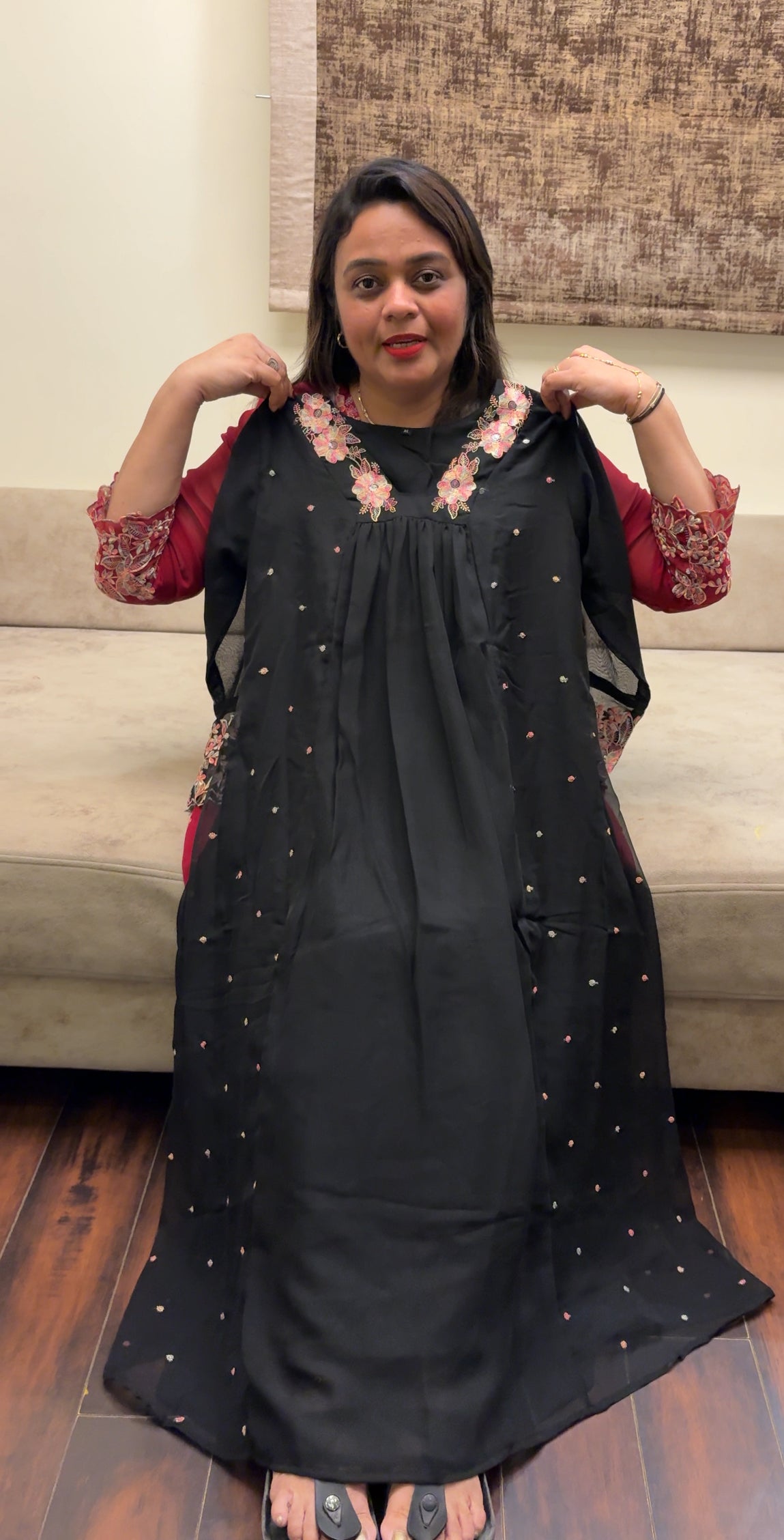 IHA'S IN-HOUSE LONG ALINE TOPS - IHA 24374