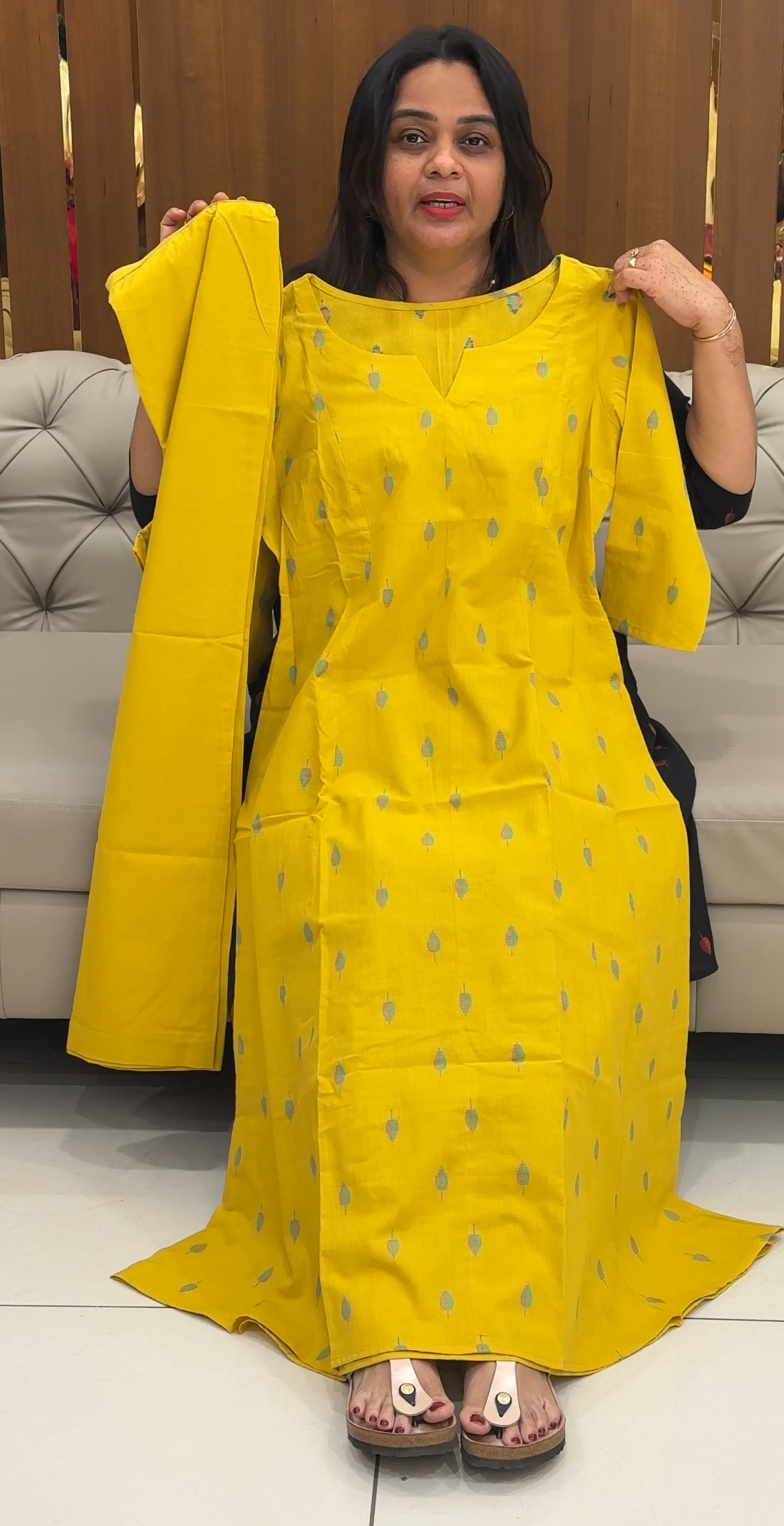 IHA'S IN-HOUSE COTTON TOP AND BOTTOM - IHA 27589