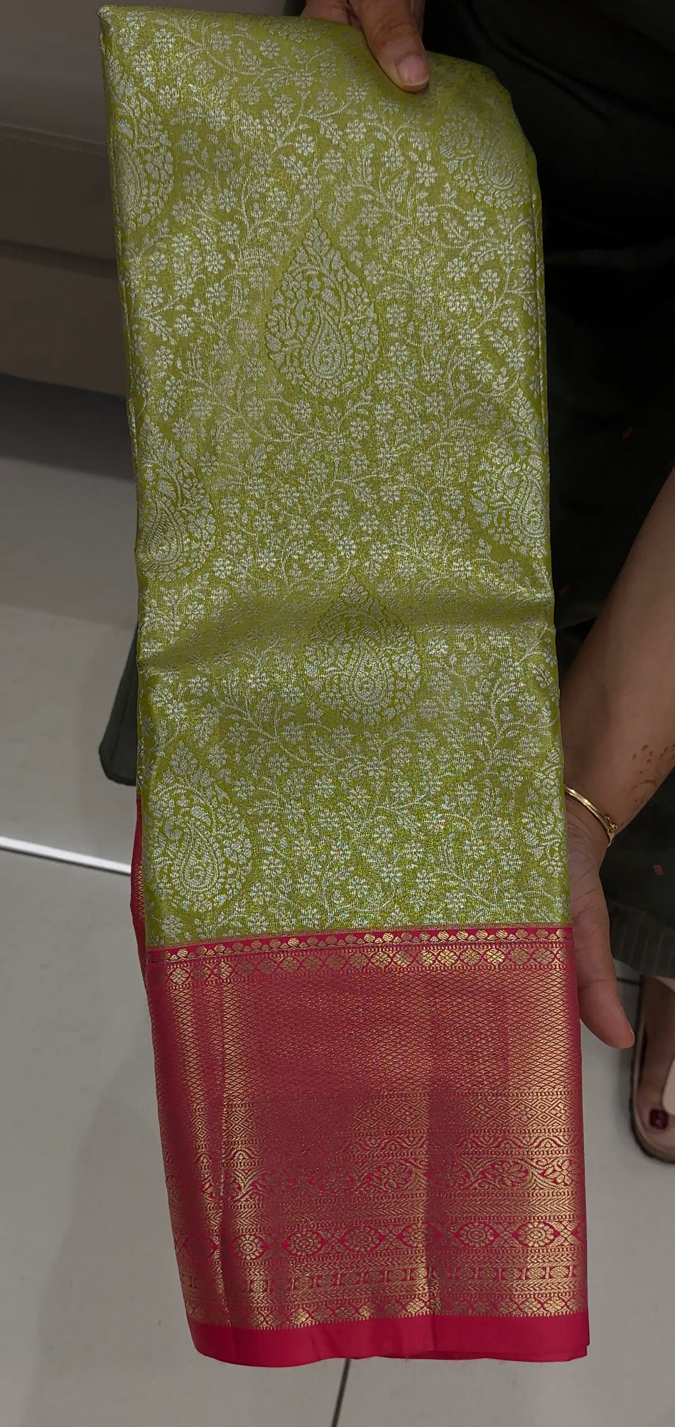 DESIGNER TISSUE KANCHIPURAM SILK SAREES - IHA 27614